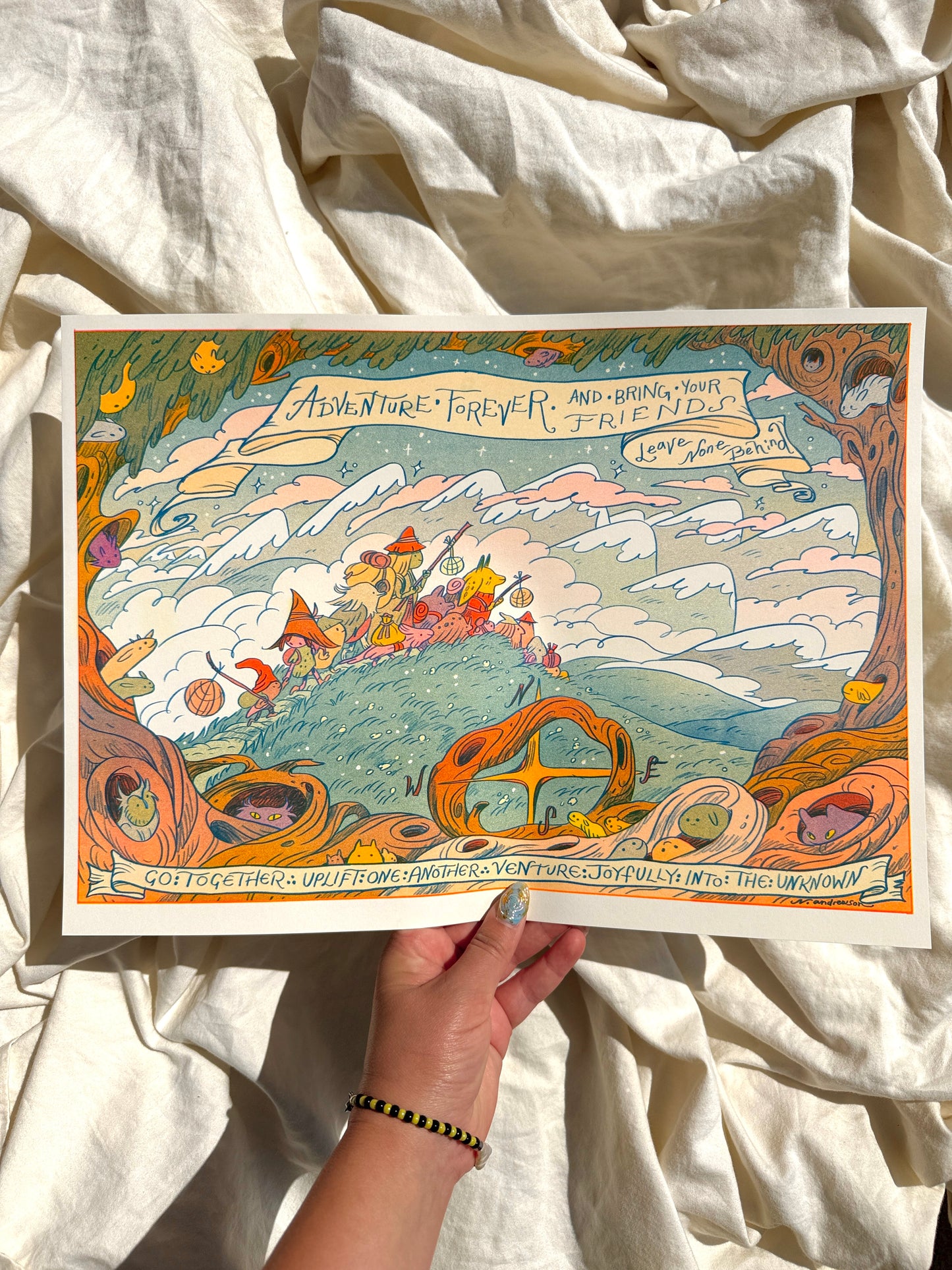 Adventure Forever ~ Large Riso Print