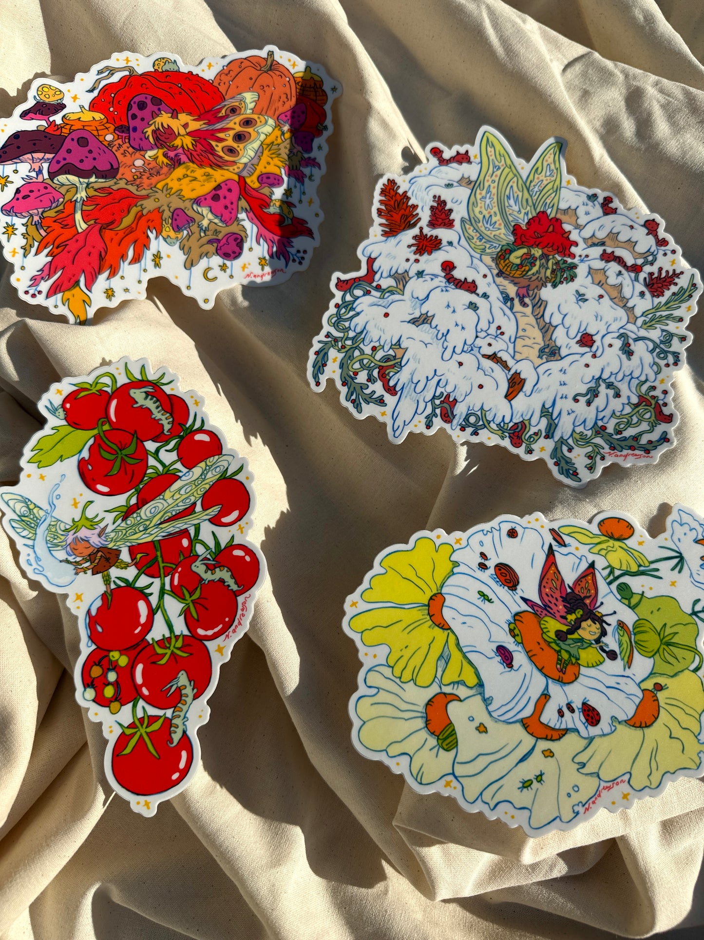 Fairy Series Set of Four Large Stickers