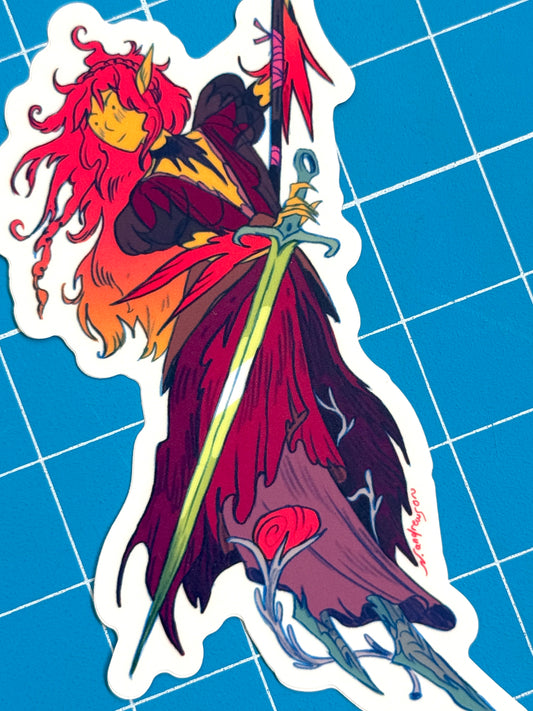 Dragon Warrior sticker