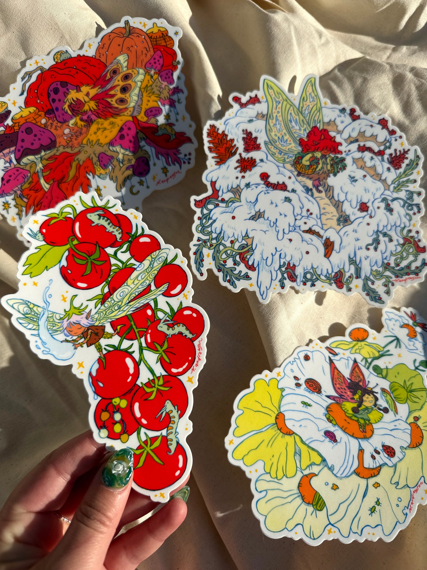 Fairy Series Set of Four Large Stickers