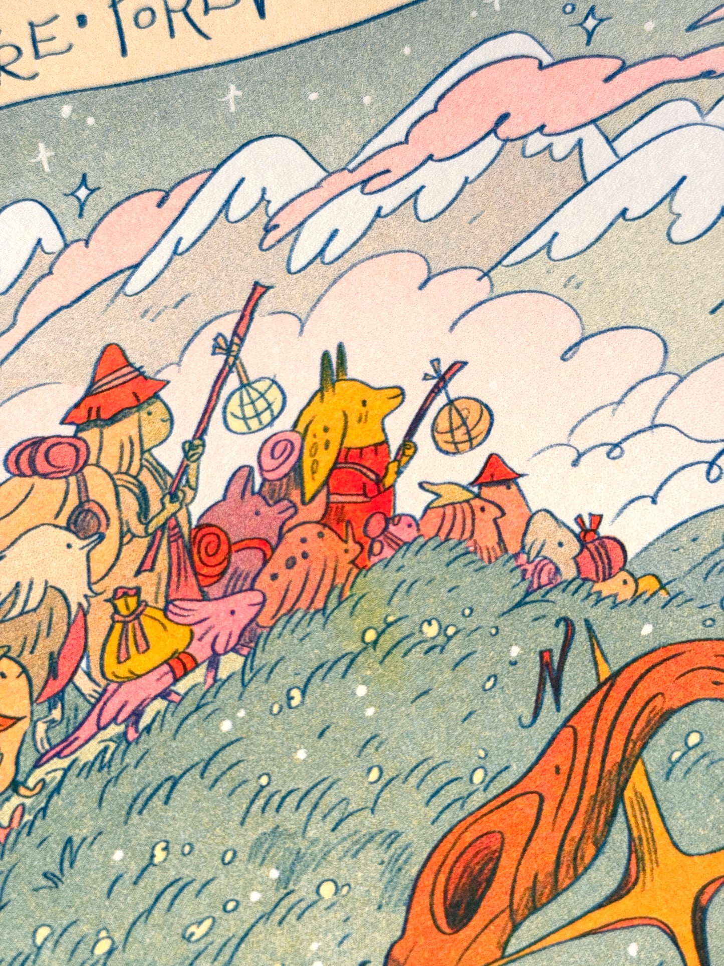 Go Together into the Unknown ~ Diploma Inspired Small Riso Print
