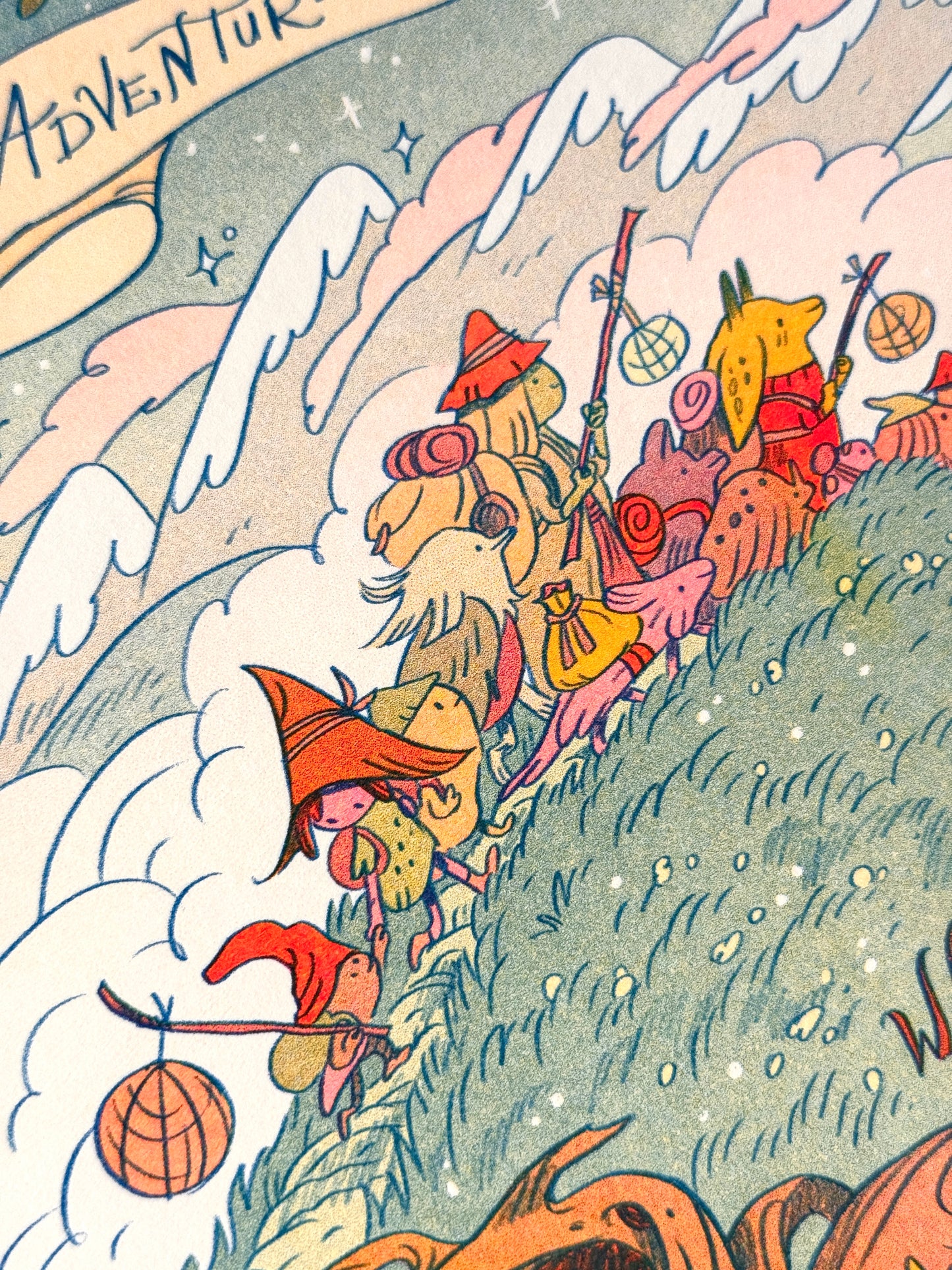 Go Together into the Unknown ~ Diploma Inspired Small Riso Print