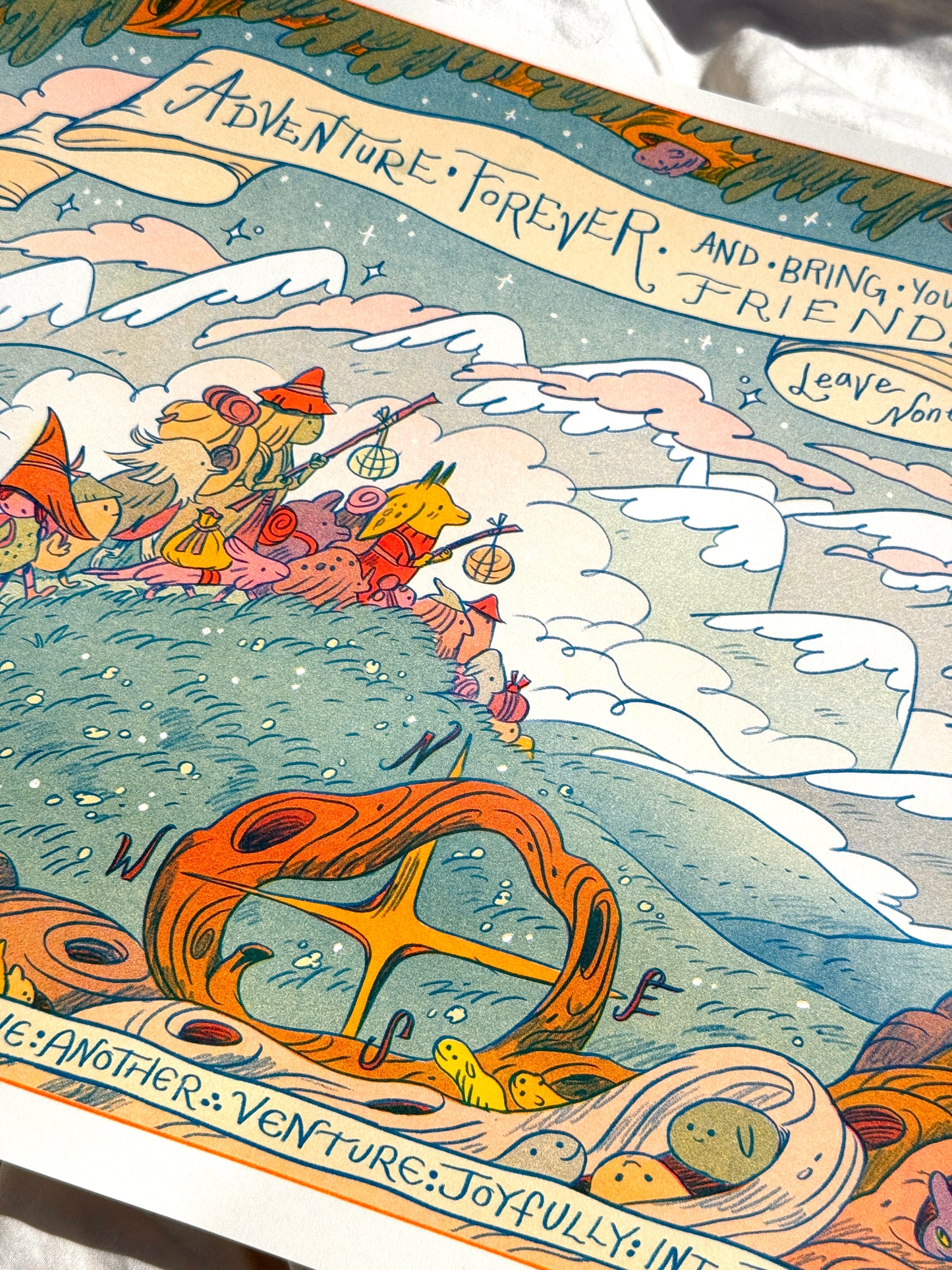 Adventure Forever ~ Large Riso Print