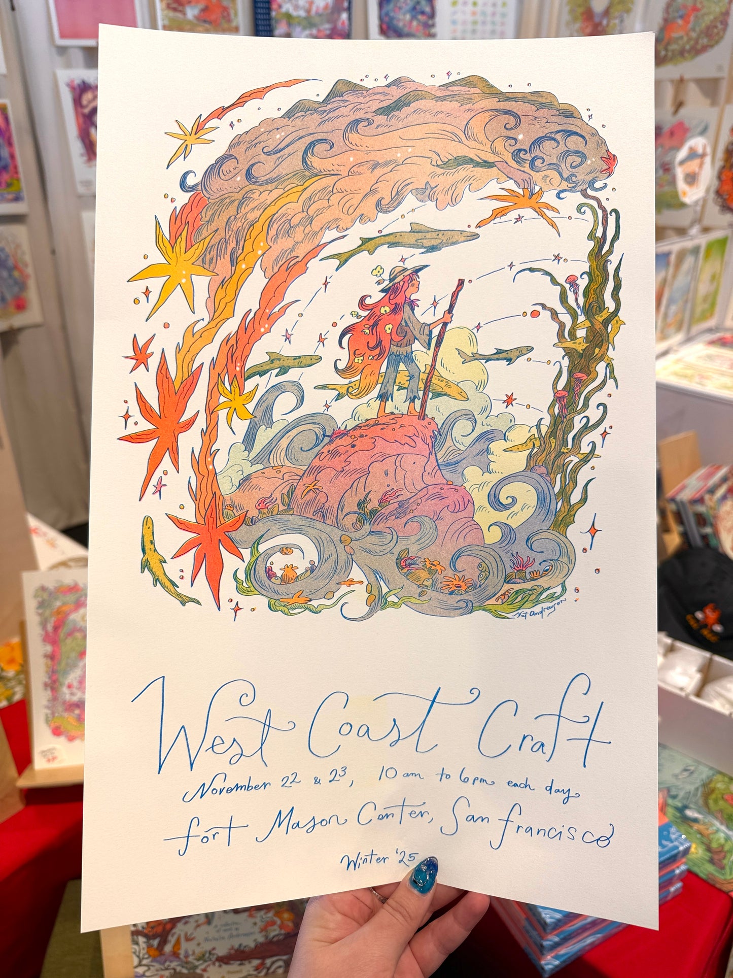 On My Way / West Coast Craft poster