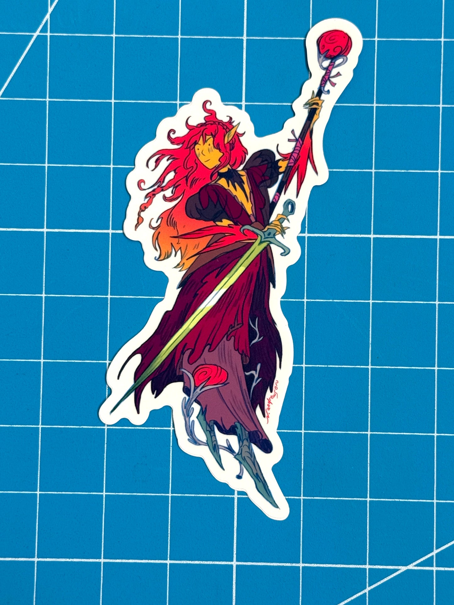 Dragon Warrior sticker