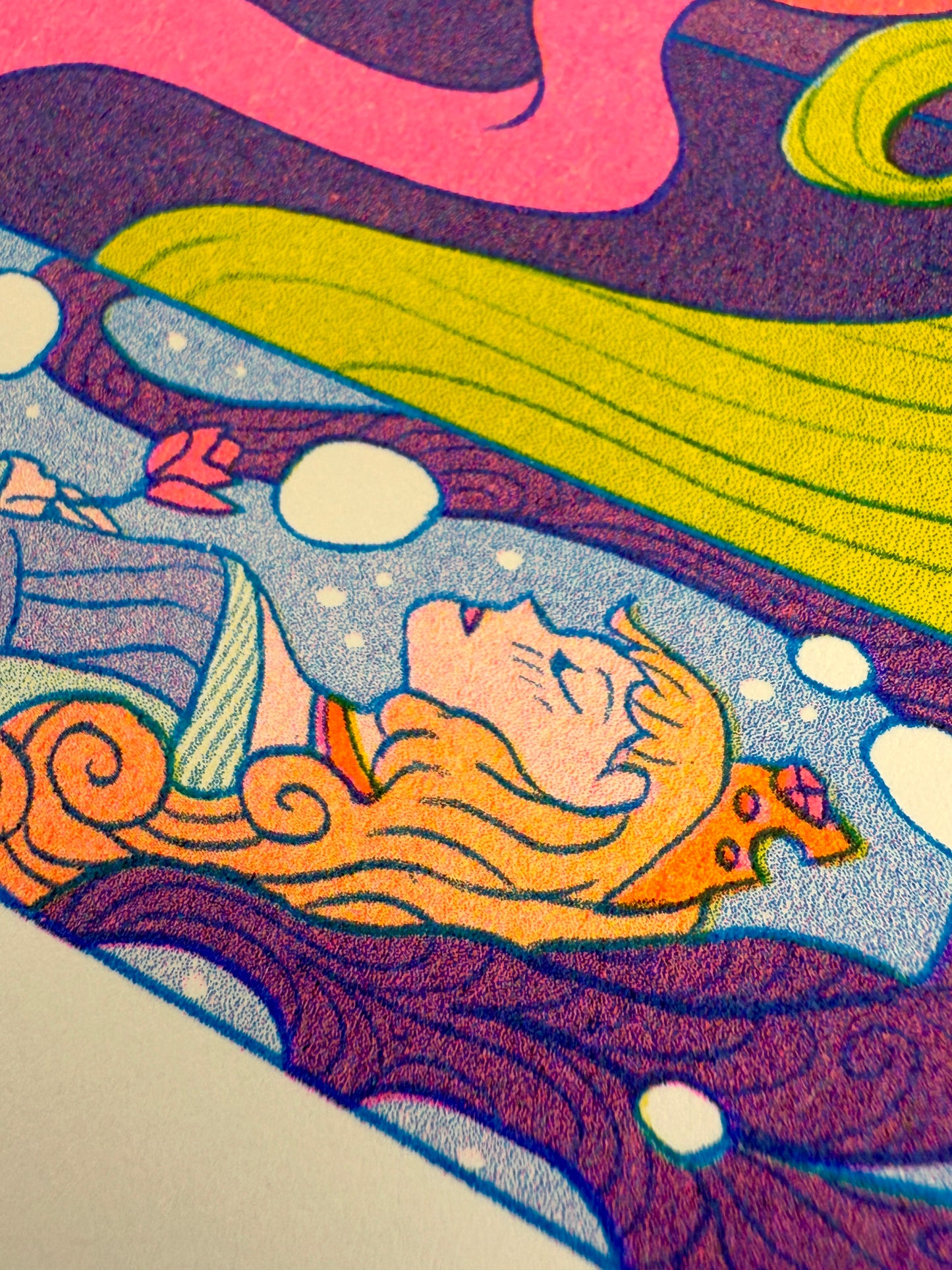 Fateful Prophecy ~ Sleeping Beauty Riso Print ~ Large Version