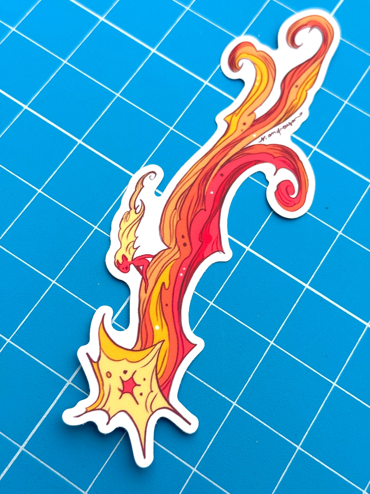 Star Rider Demon Vinyl Sticker