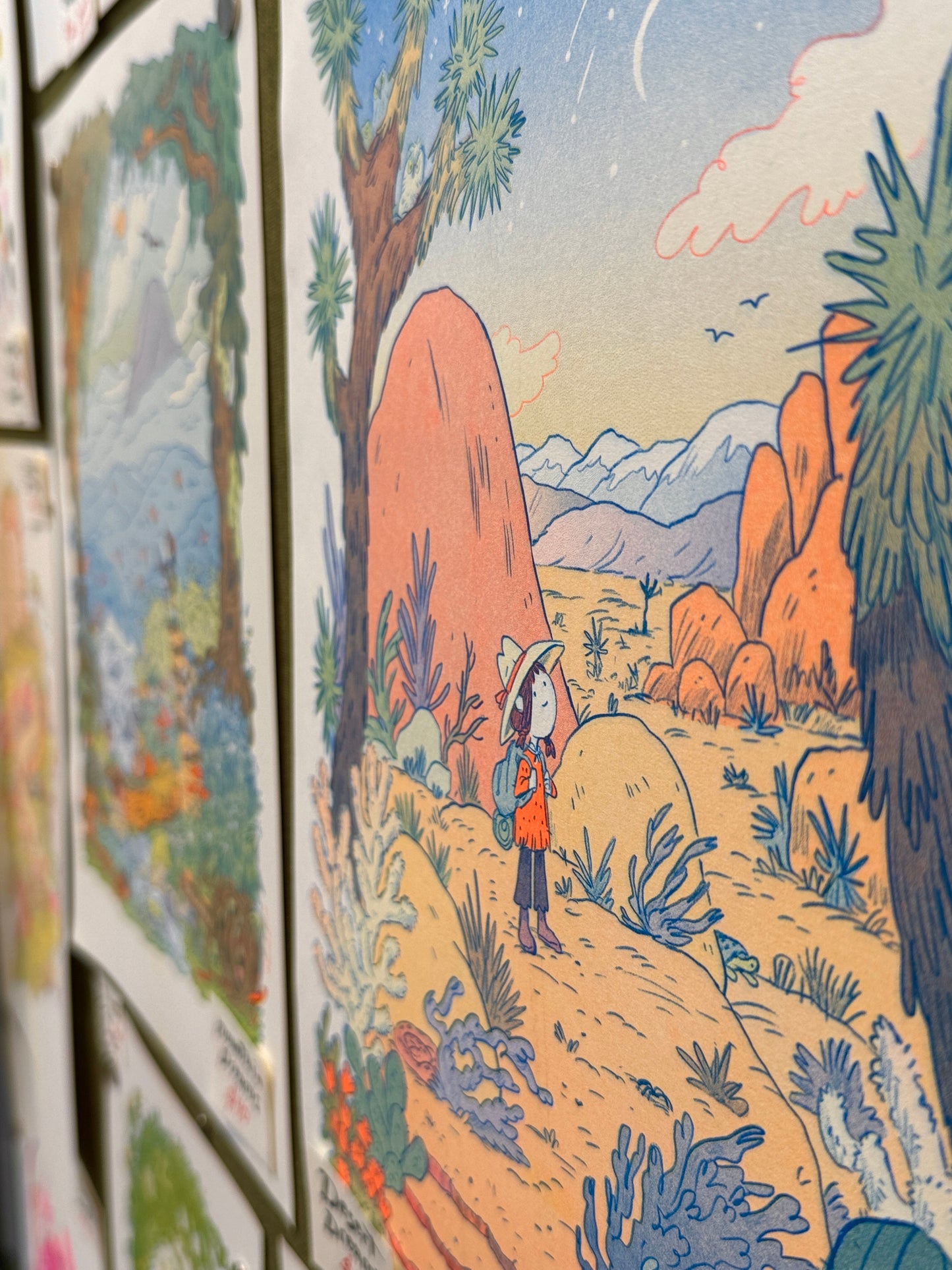 Desert Dreams Large Riso Print
