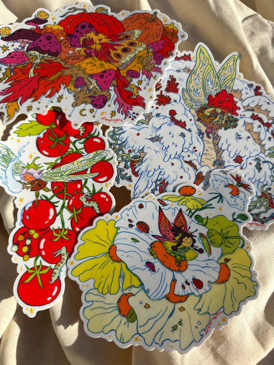 Fairy Series Set of Four Large Stickers
