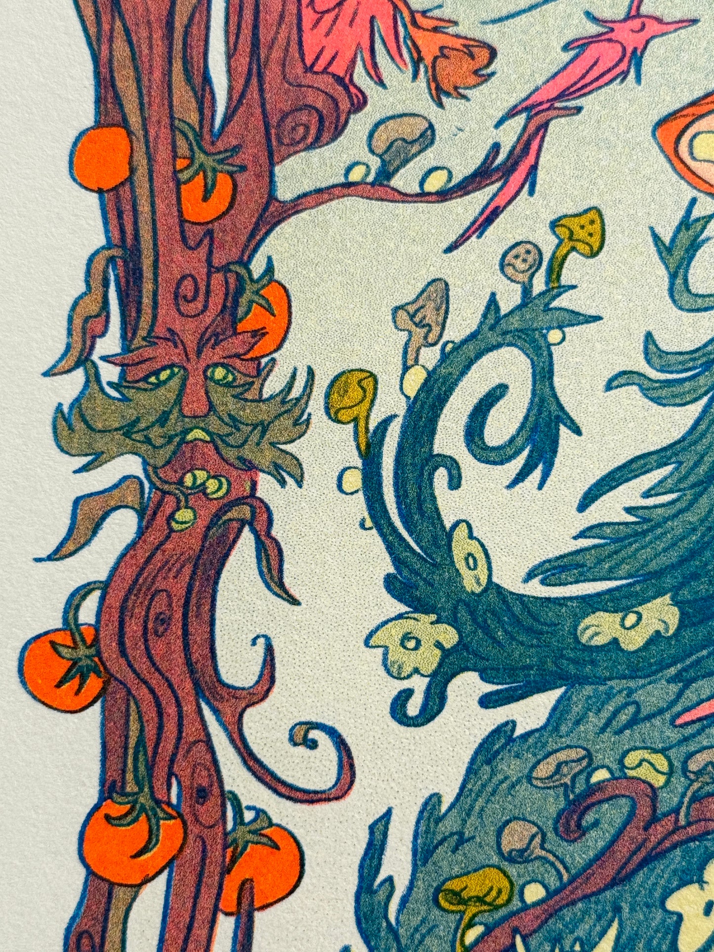 Grandfather Mountain Large Riso Print / Woodfolk Collection