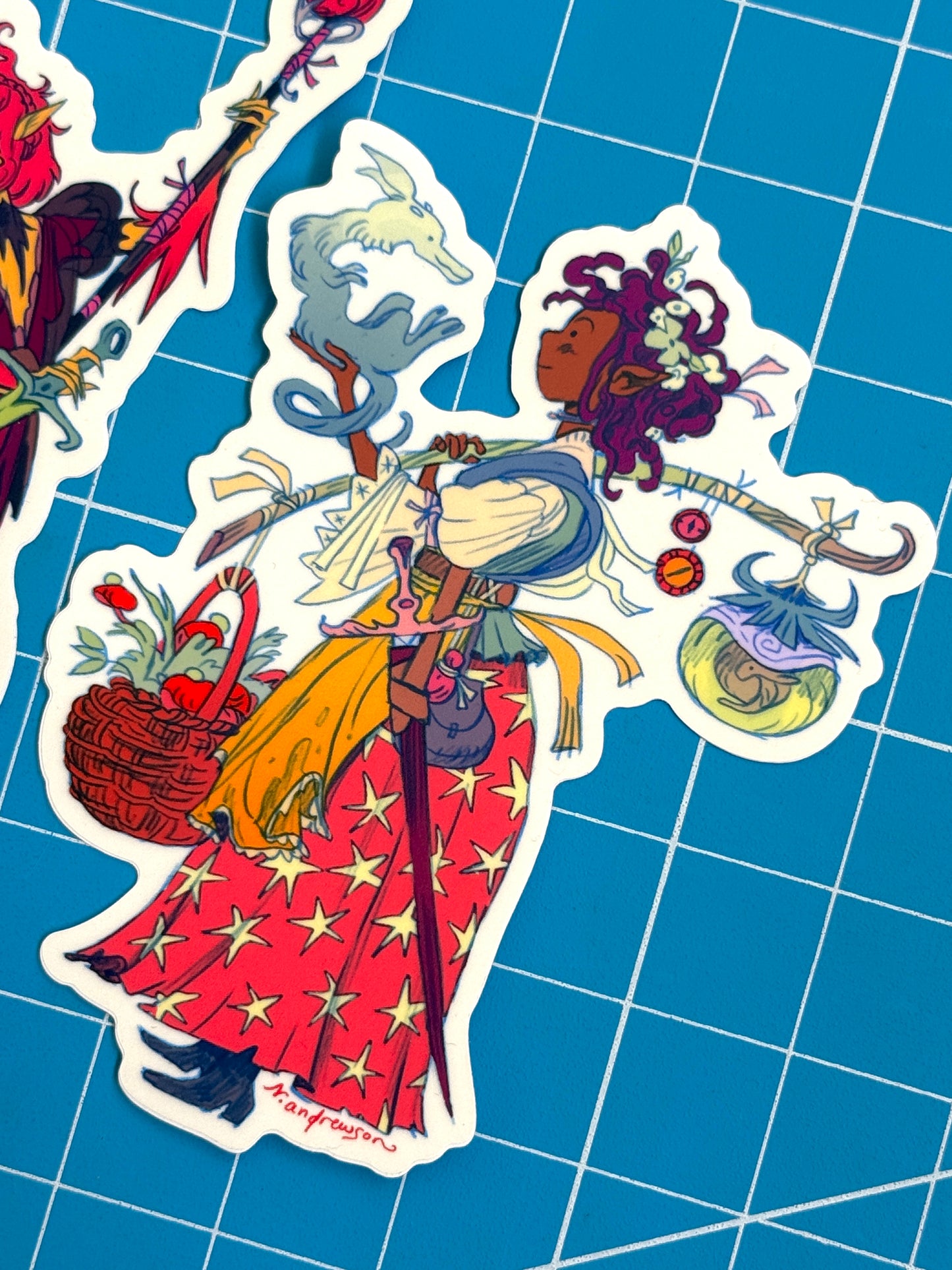 All Three Dragon Witch Stickers