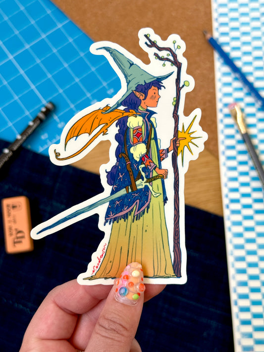 Dragon Witch sticker