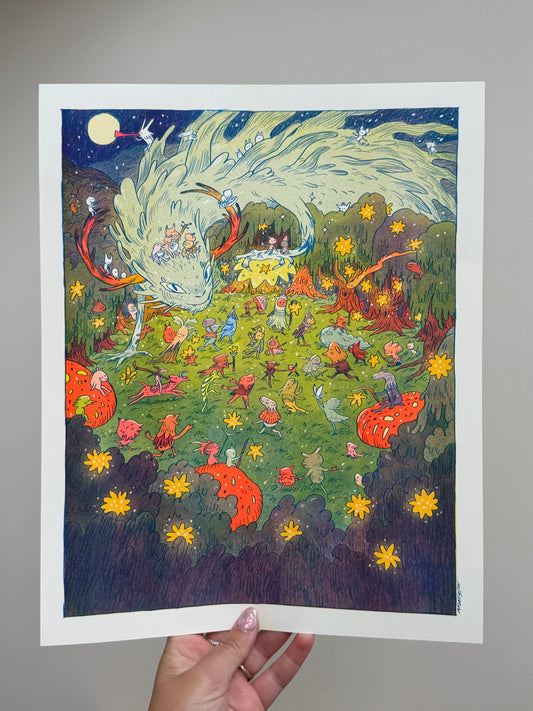 Morophon The Boundless Large Riso Print