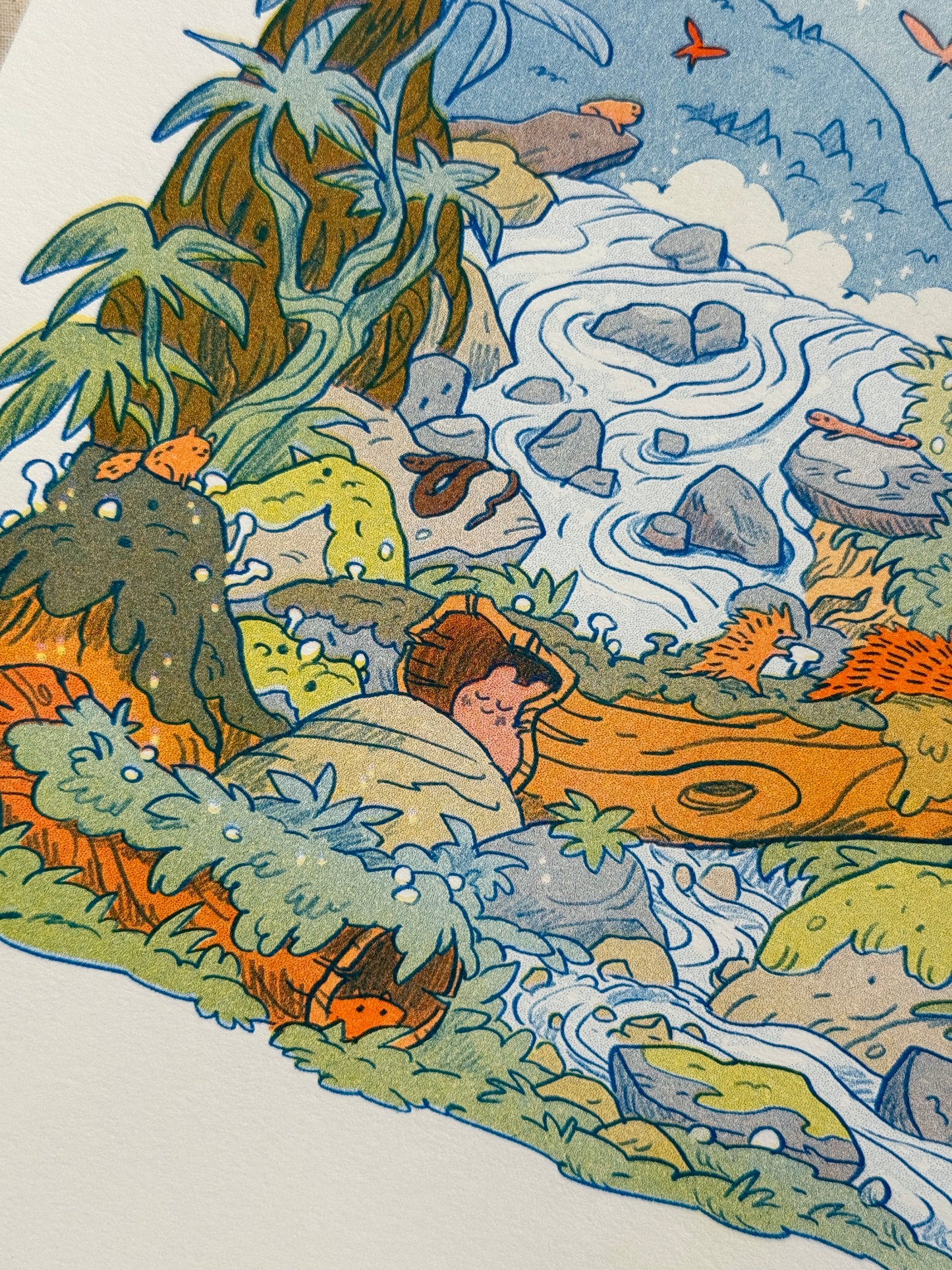 Mountain Dreams Large Riso Print