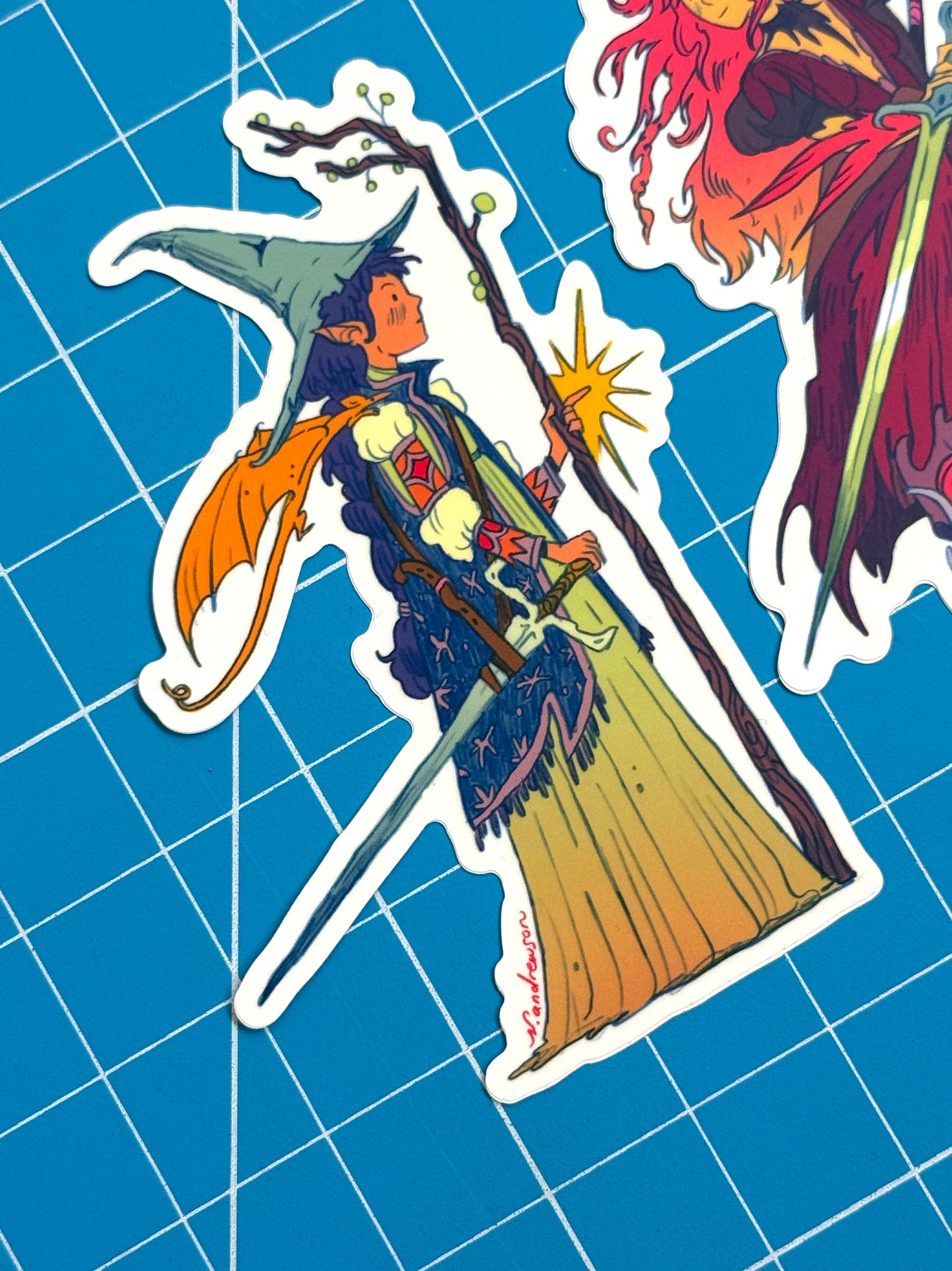 All Three Dragon Witch Stickers