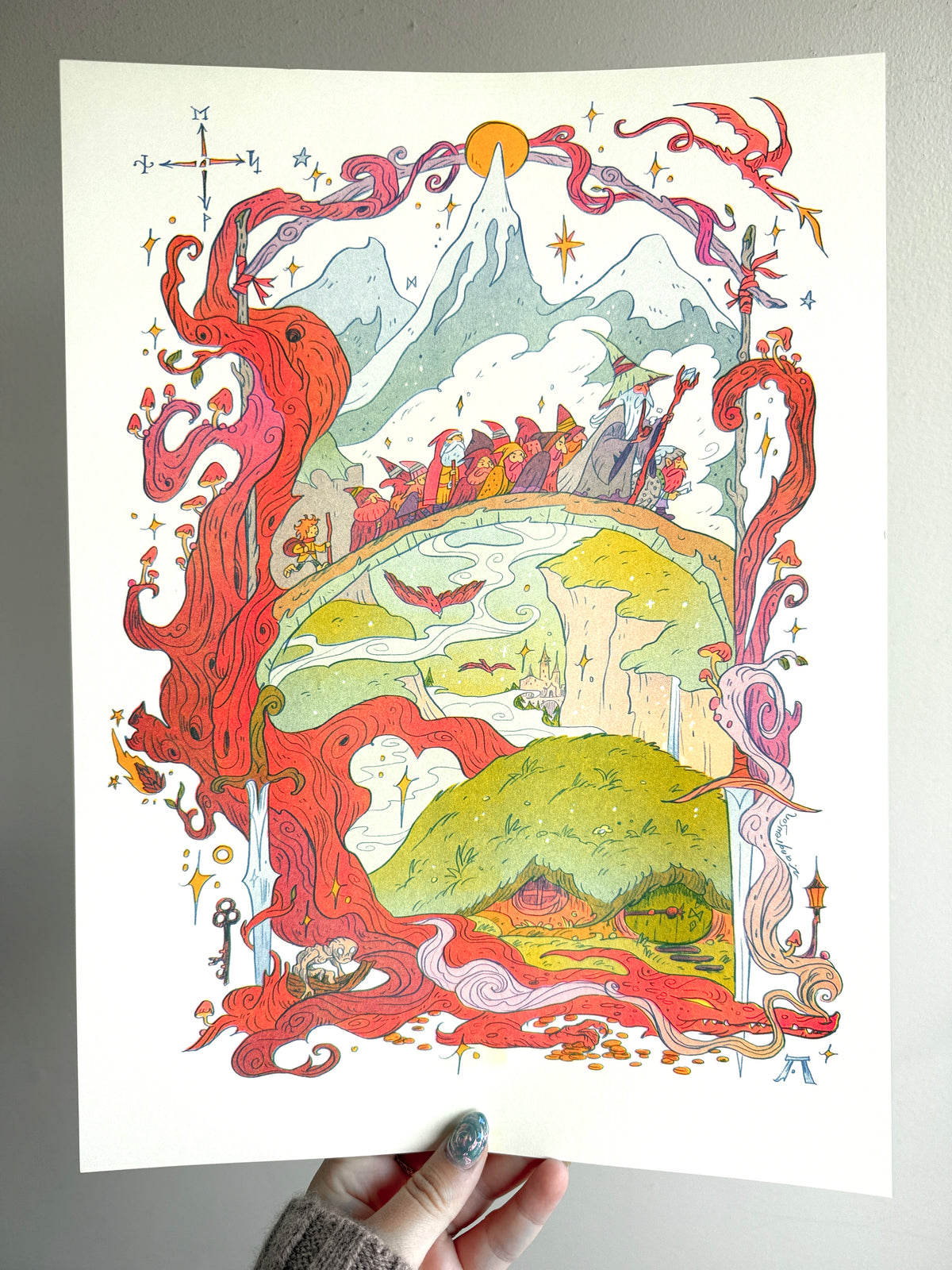 There and Back Again ~ Large Print