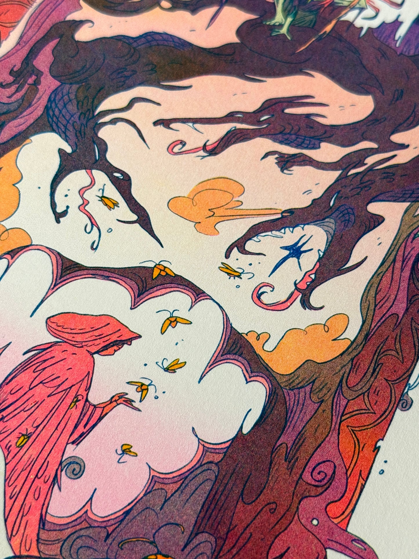 The Fool’s Gold Beetle Large Riso Print / Woodfolk Collection