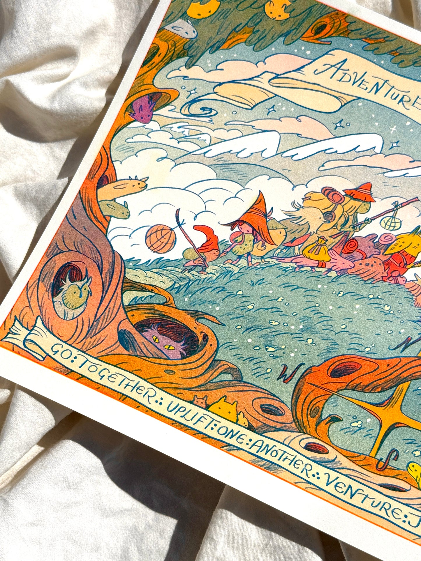 Adventure Forever ~ Large Riso Print