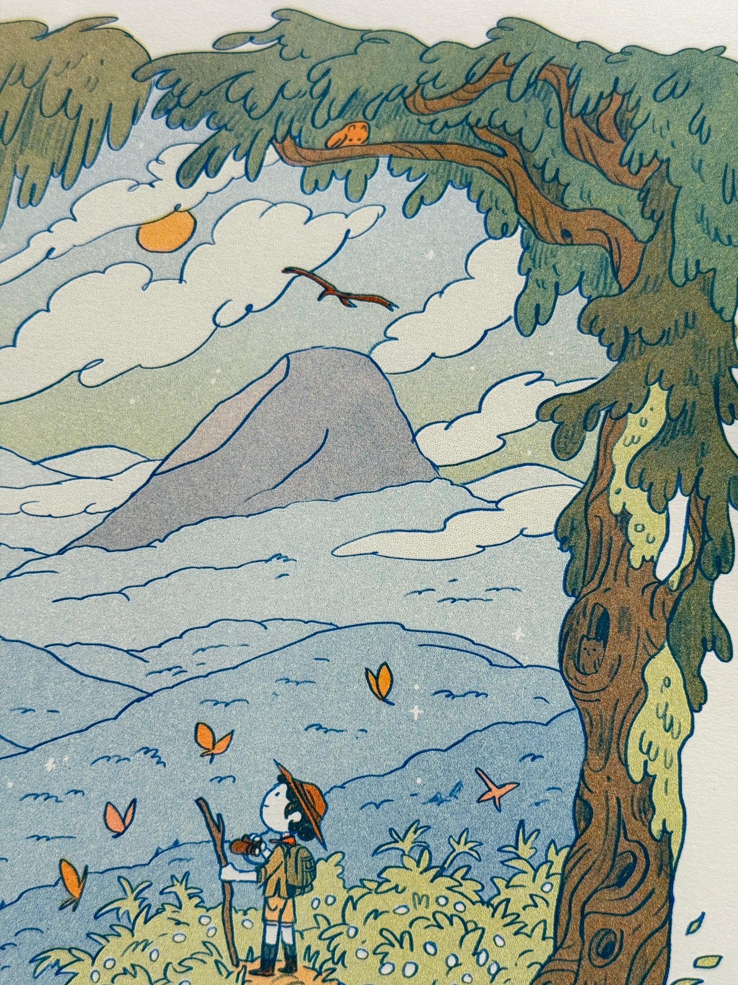 Mountain Dreams Large Riso Print