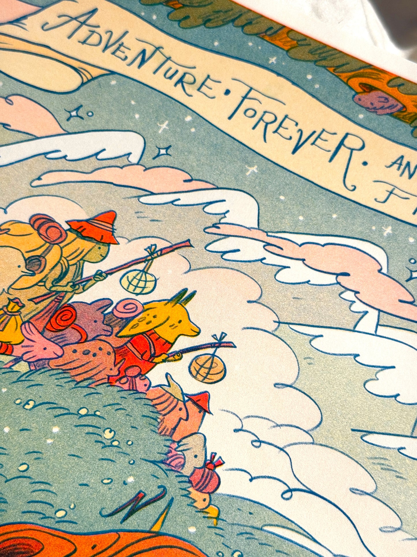 Adventure Forever ~ Large Riso Print