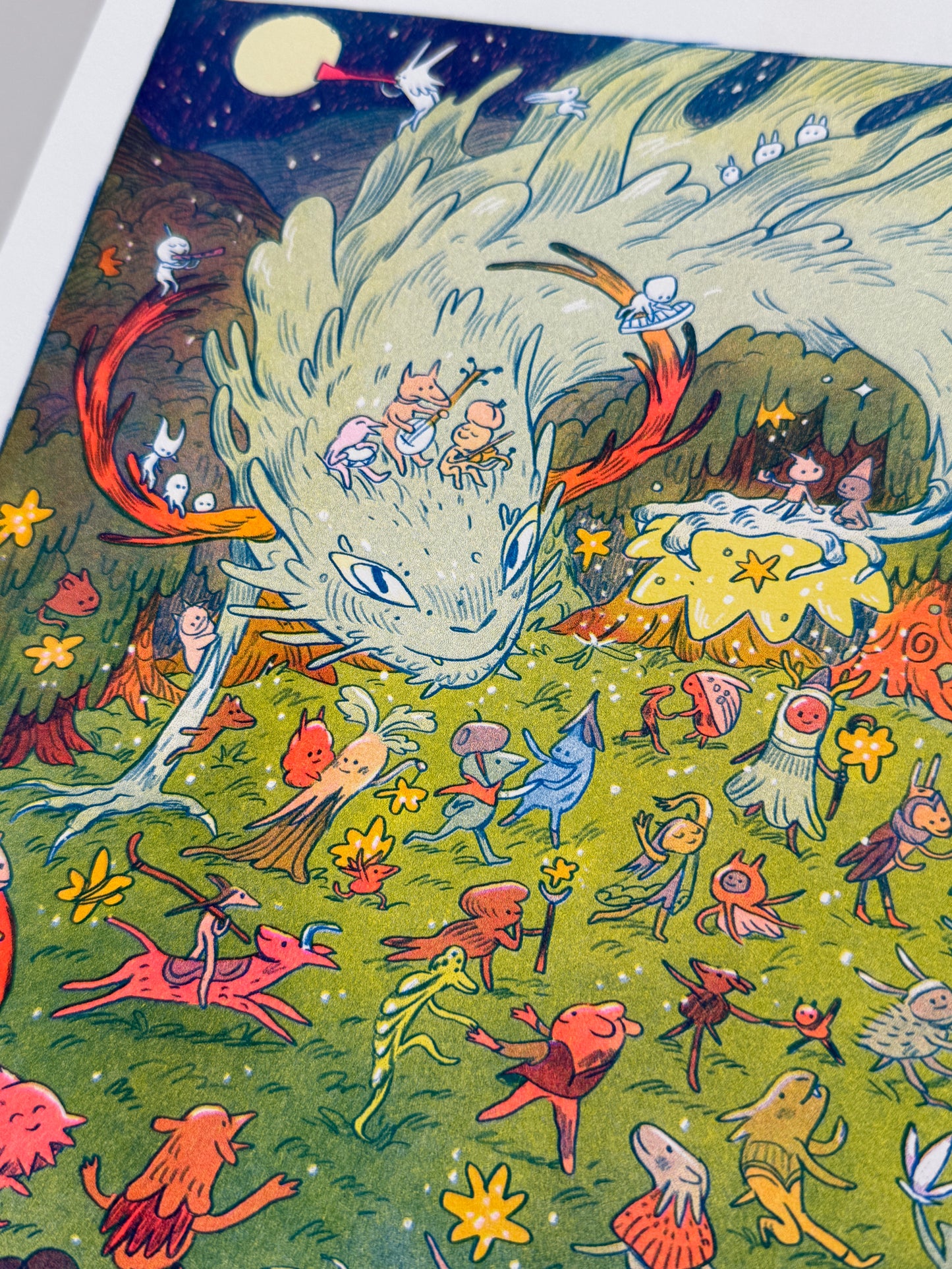 Morophon The Boundless Large Riso Print