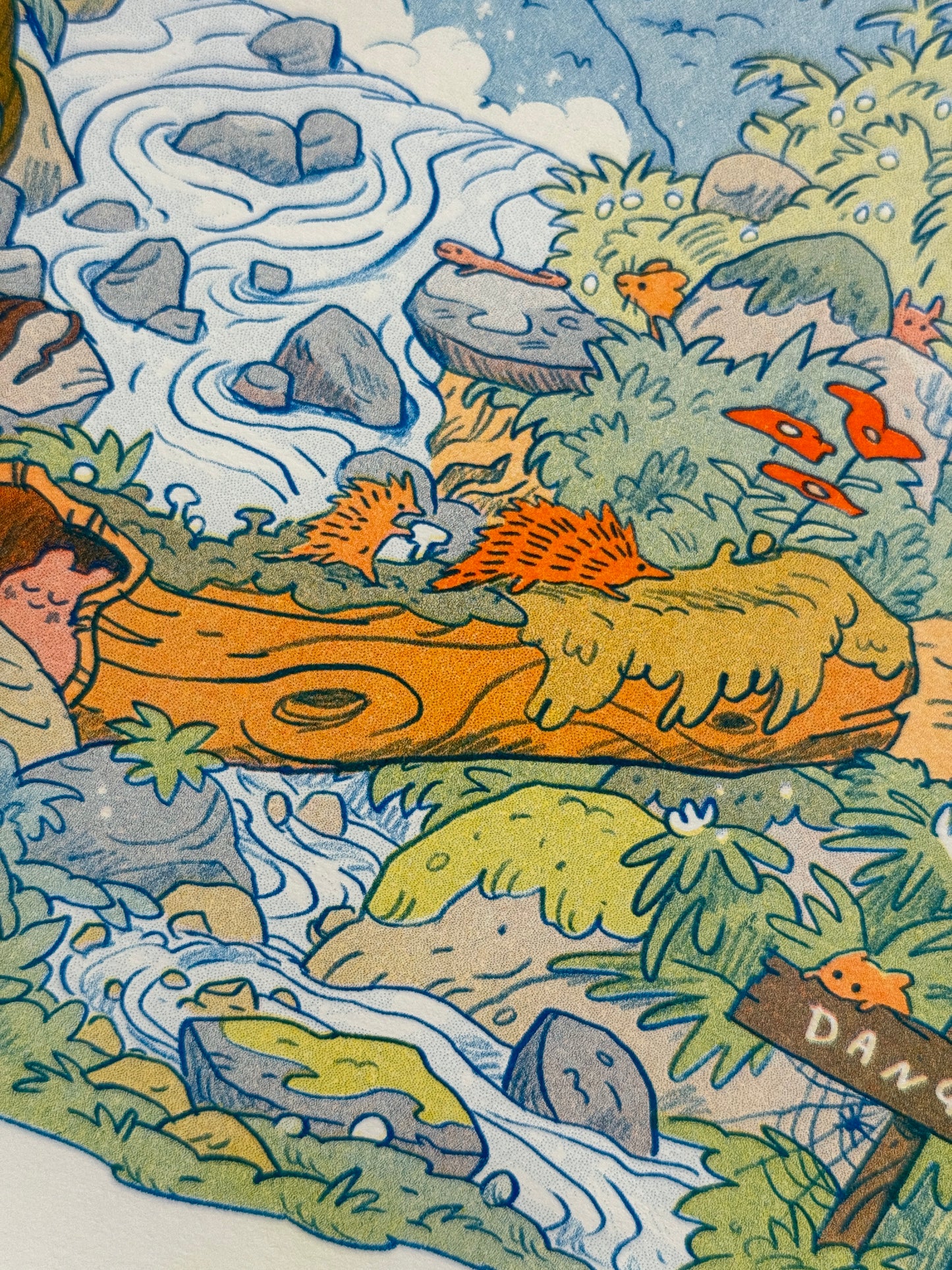 Mountain Dreams Large Riso Print