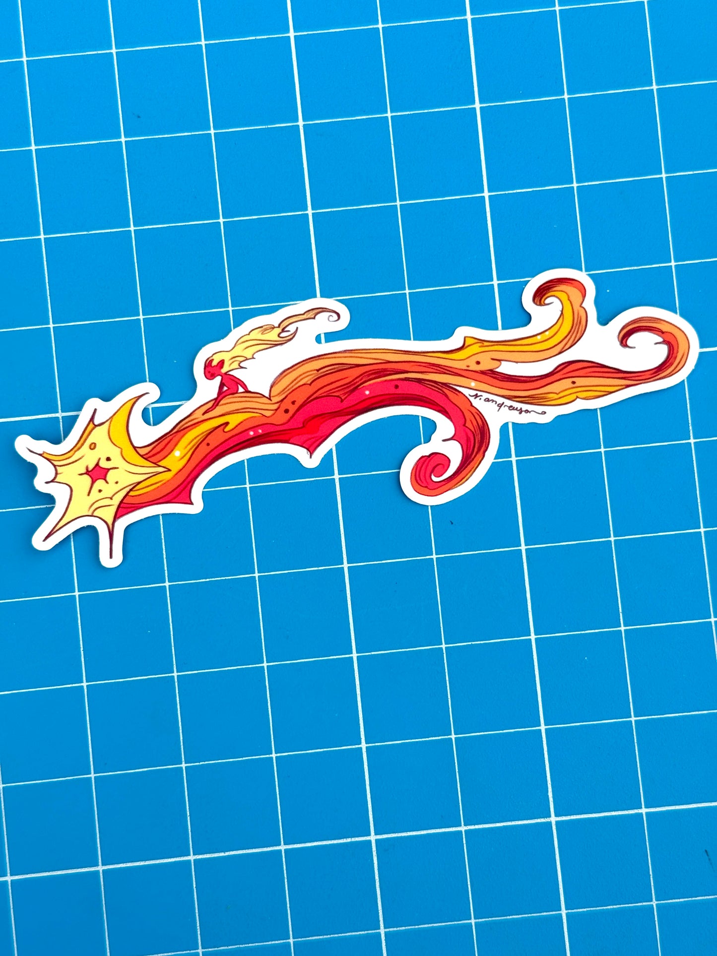 Star Rider Demon Vinyl Sticker