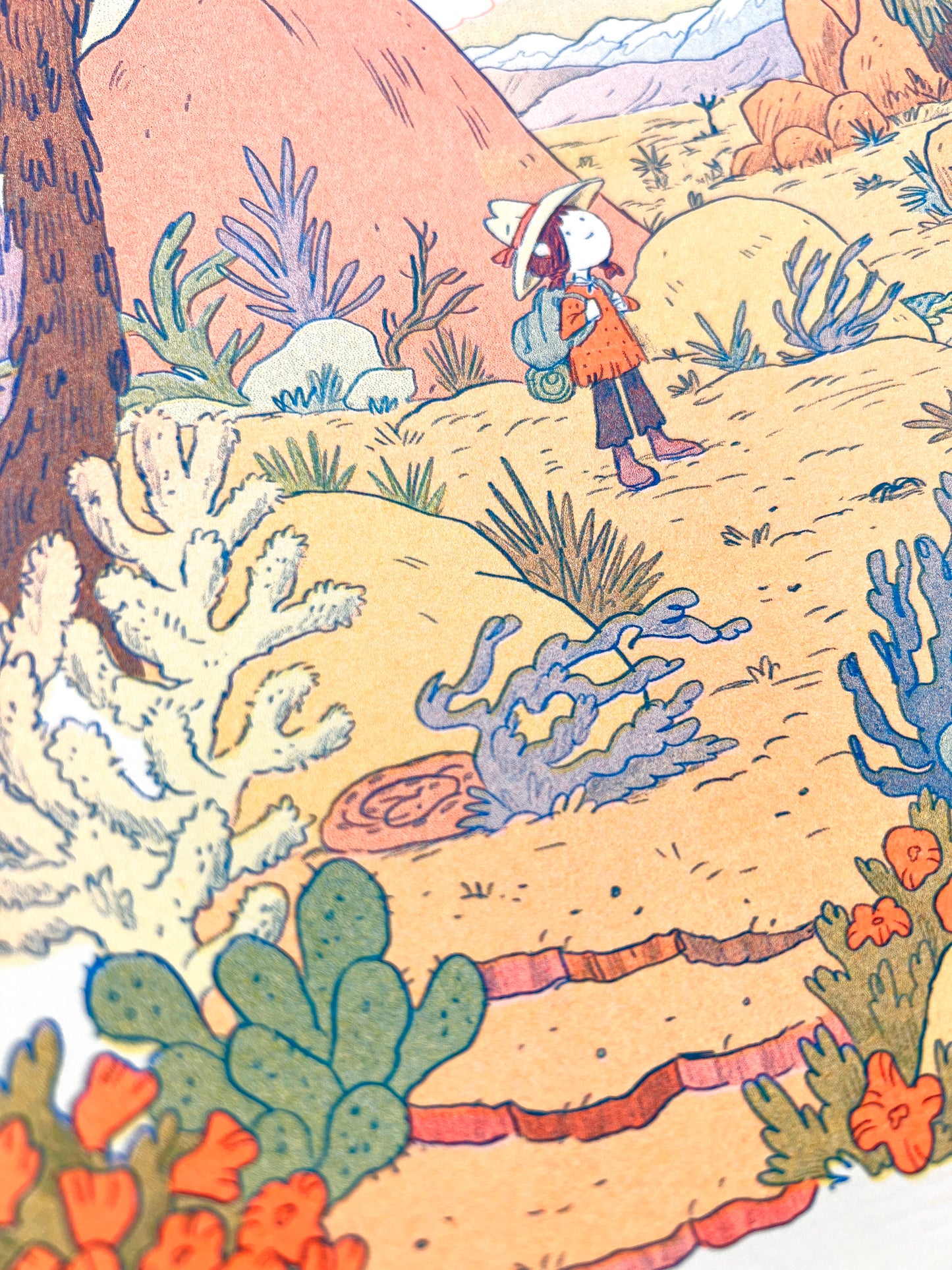 Desert Dreams Riso Print