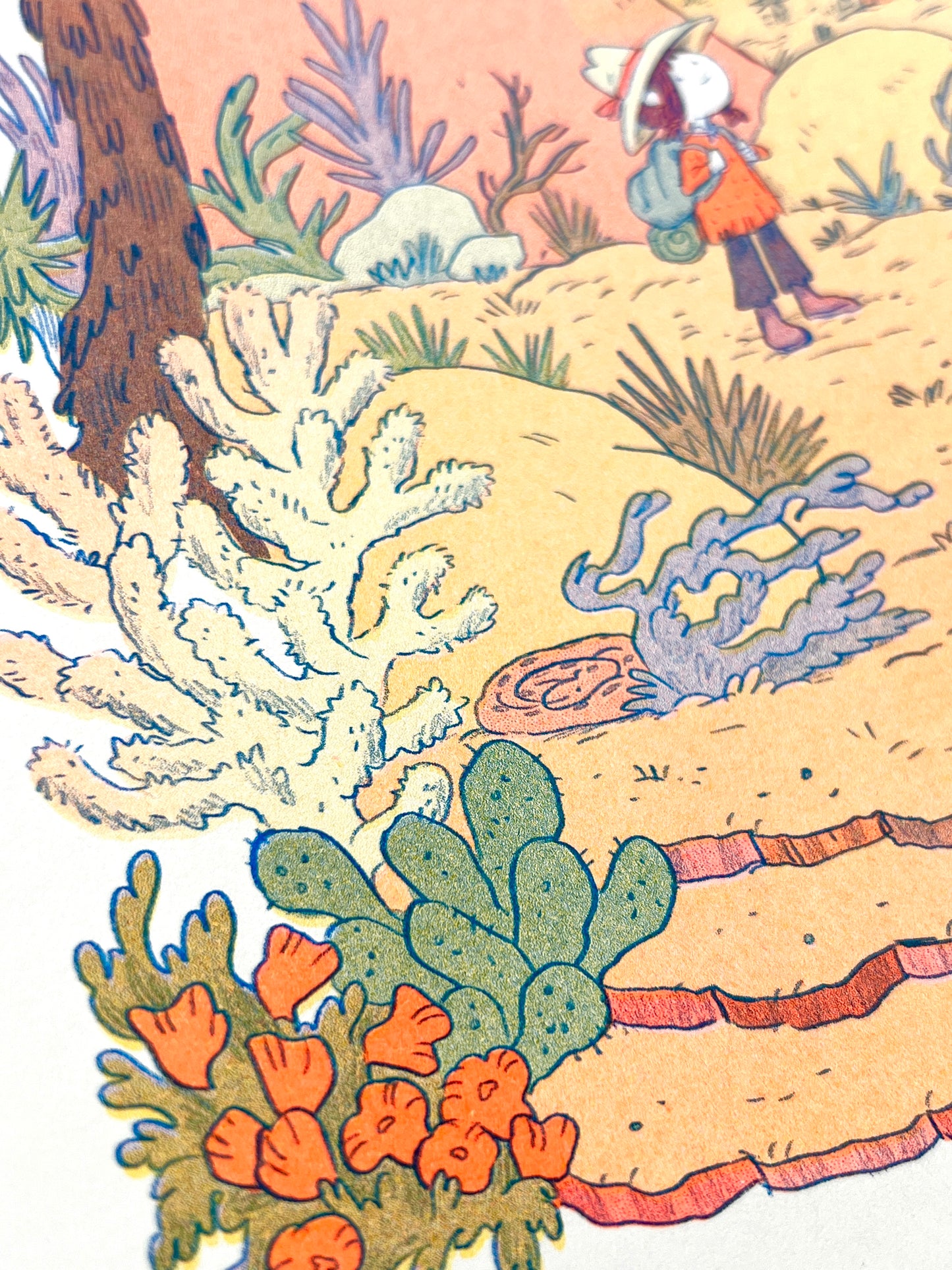 Desert Dreams Riso Print