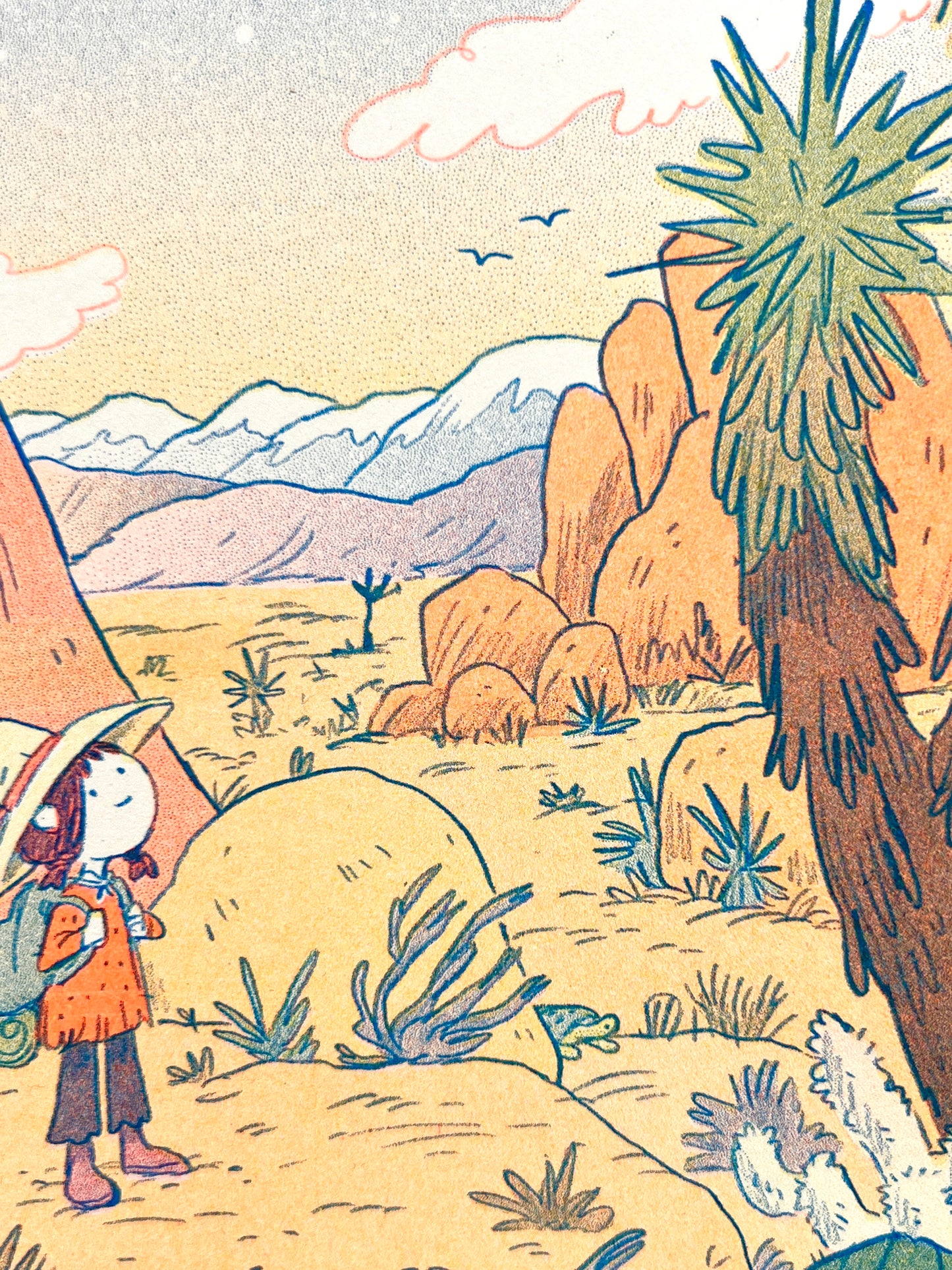 Desert Dreams Riso Print