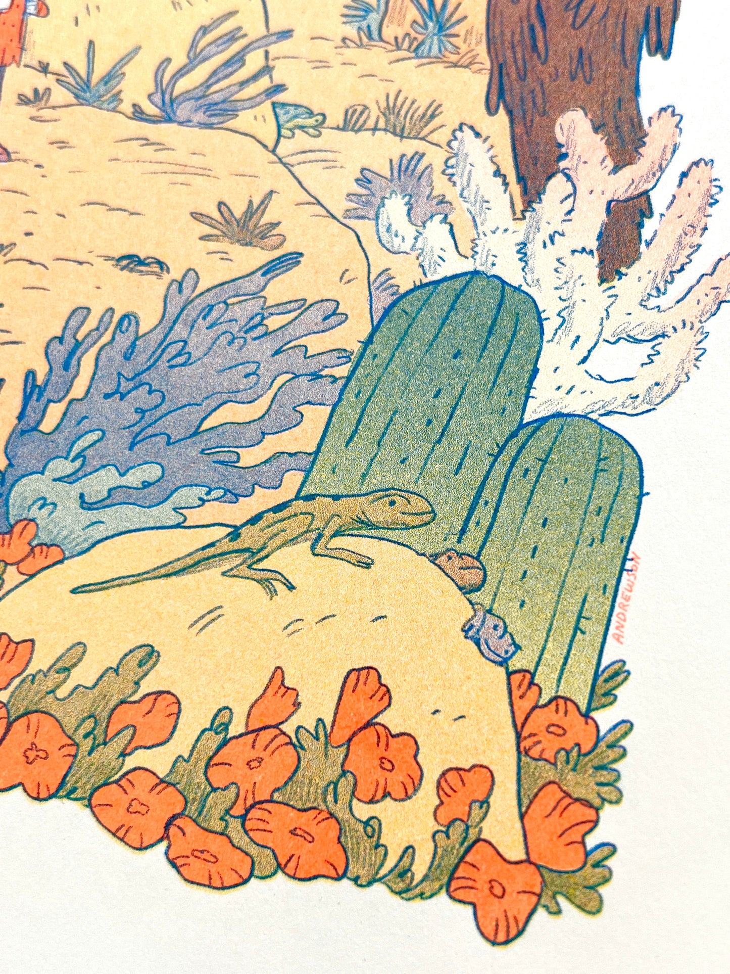 Desert Dreams Riso Print