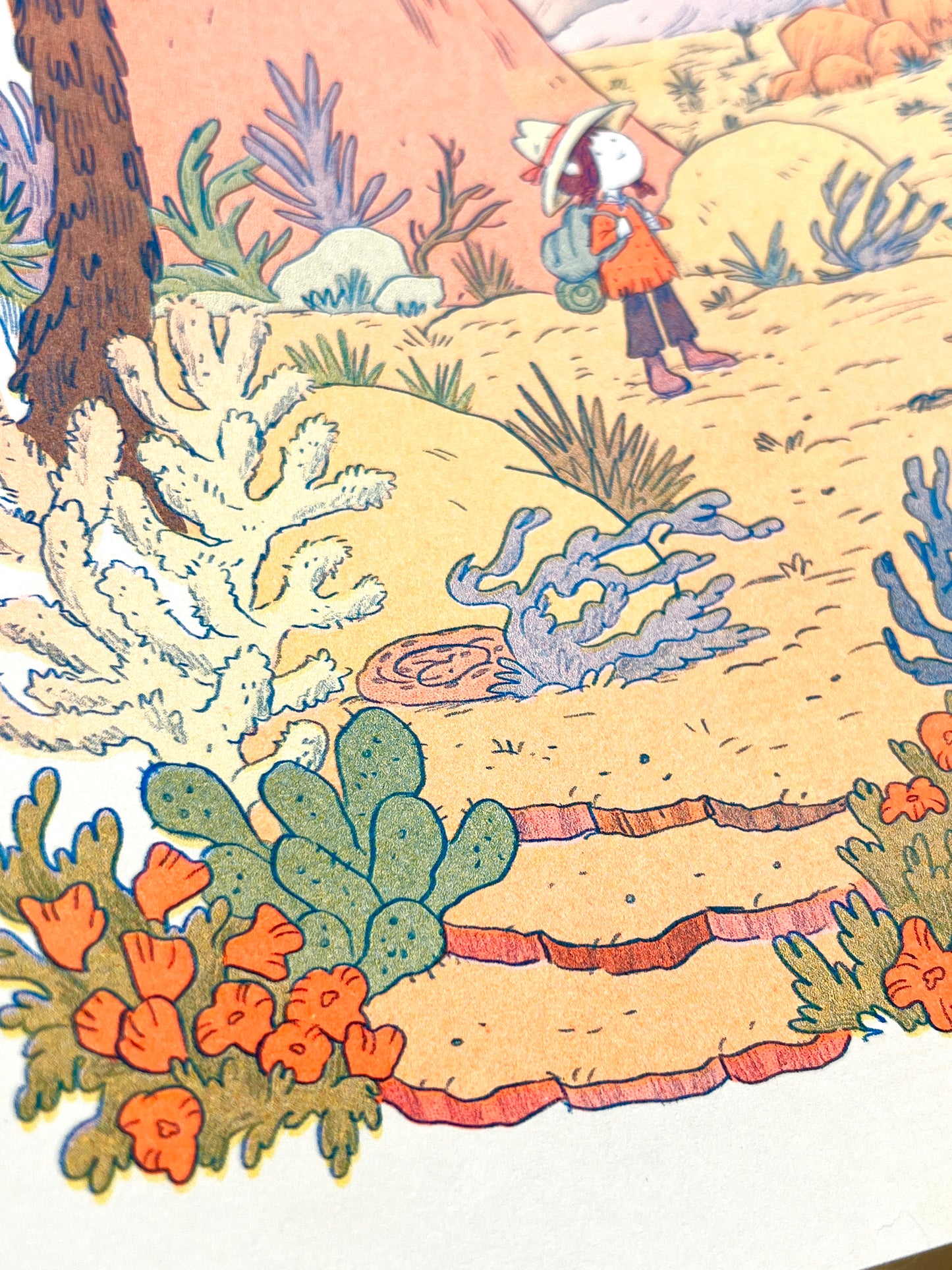 Desert Dreams Riso Print