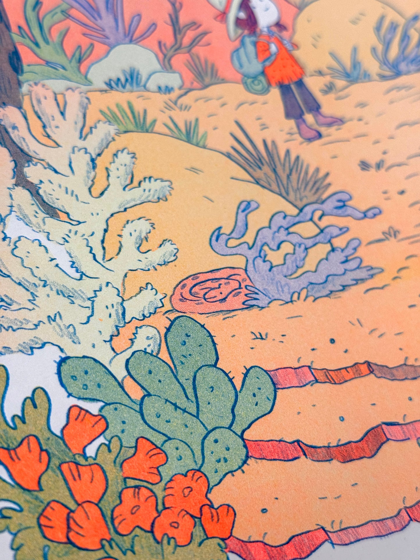 Desert Dreams Large Riso Print