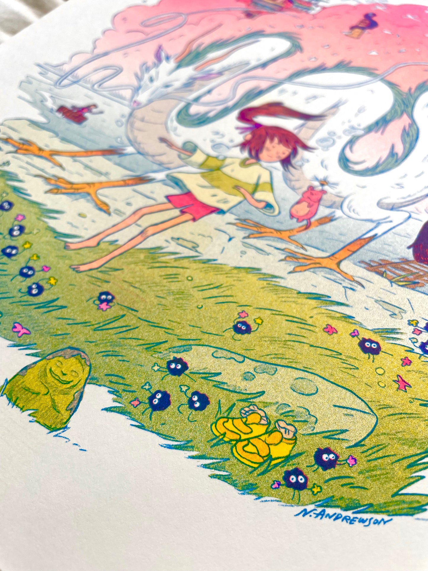 The Bathhouse Spirits - Large Print