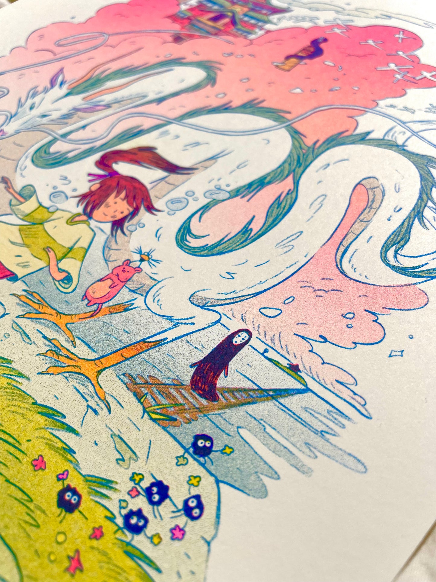 The Bathhouse Spirits - Large Print