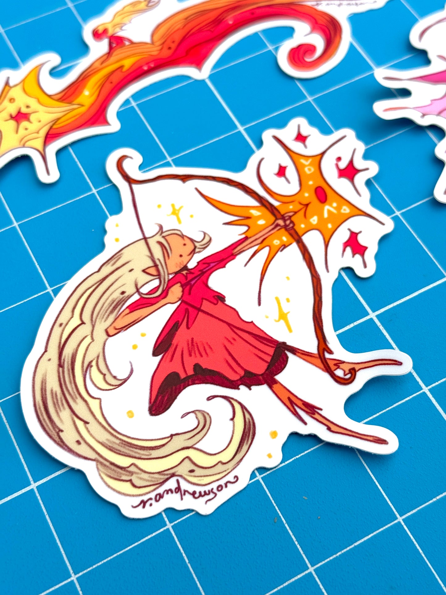 Star Archer Vinyl Sticker