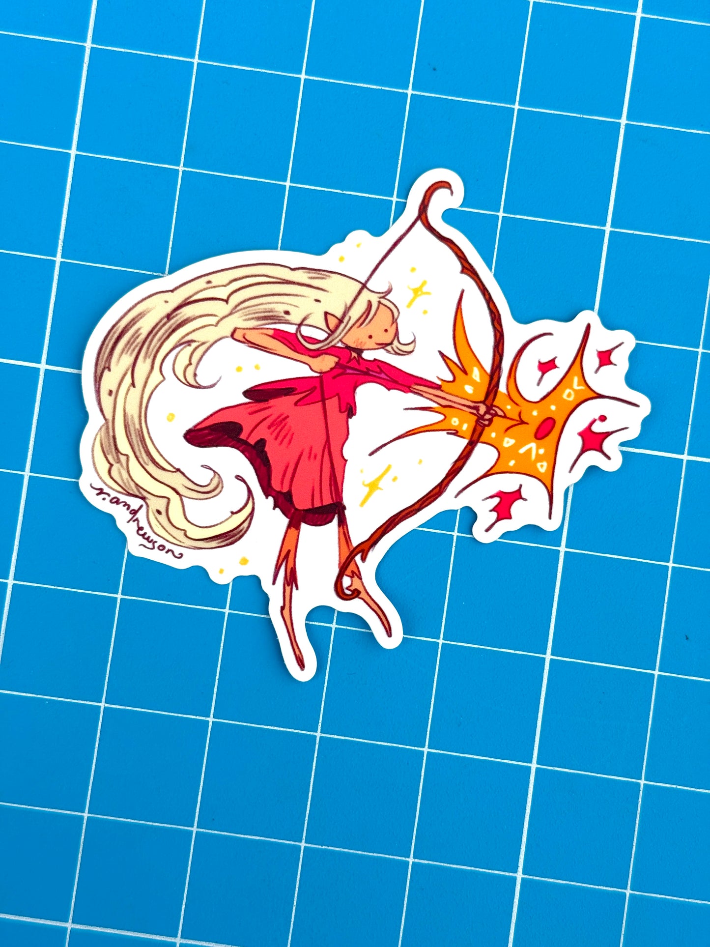 Star Archer Vinyl Sticker