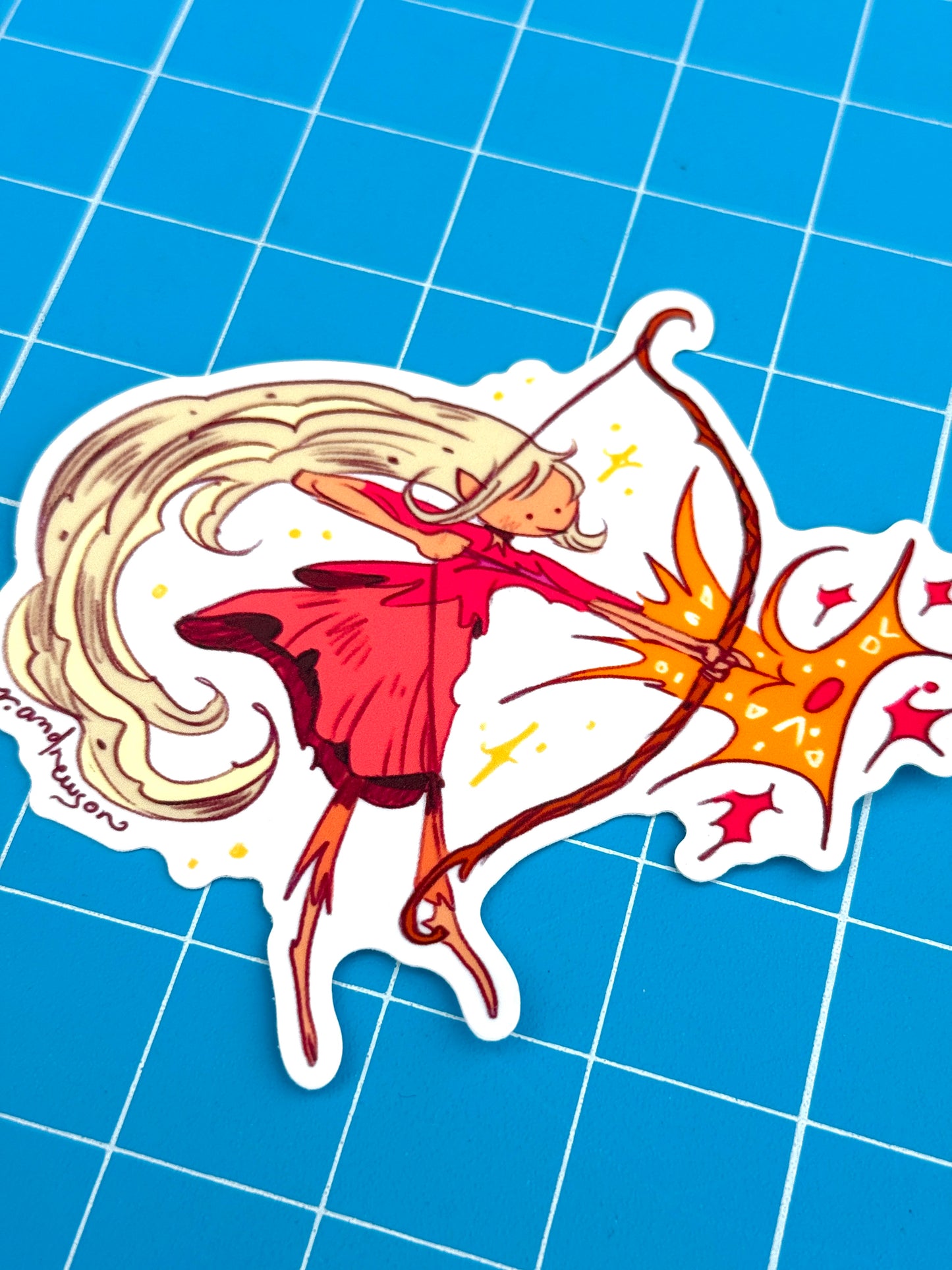 Star Archer Vinyl Sticker