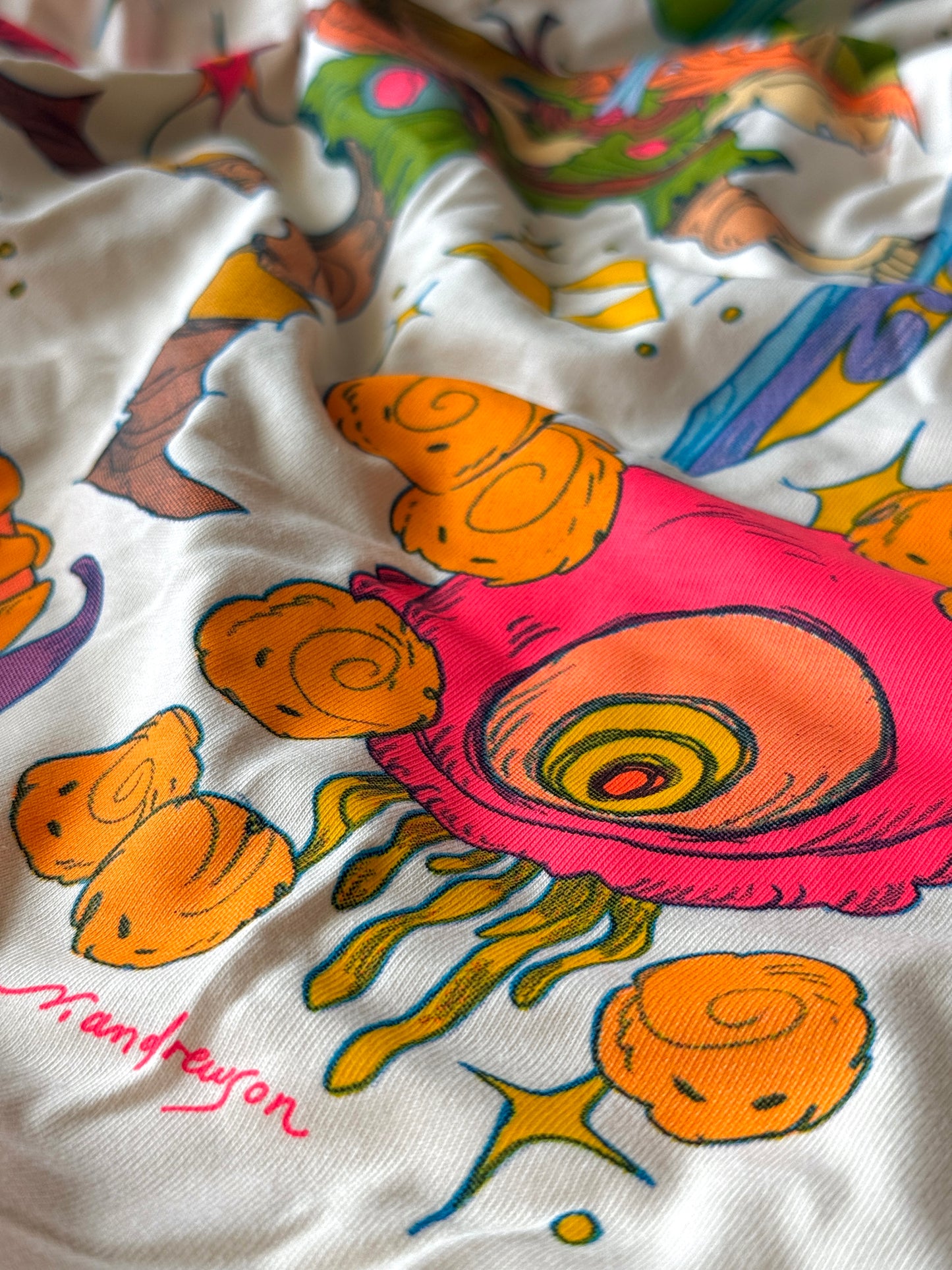 A Link to the Past ~ Heavyweight Screen-printed Shirt in Creme