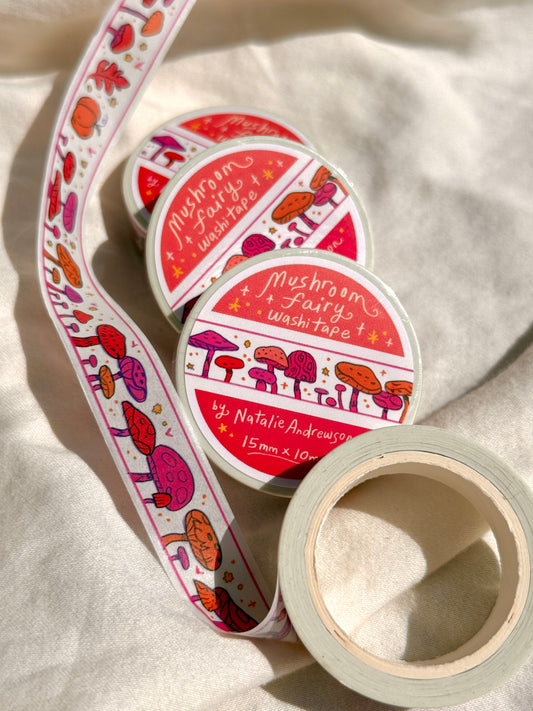 Washi Tape - Mushroom Fairy