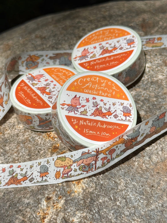 Washi Tape - The Creatures of Autumn