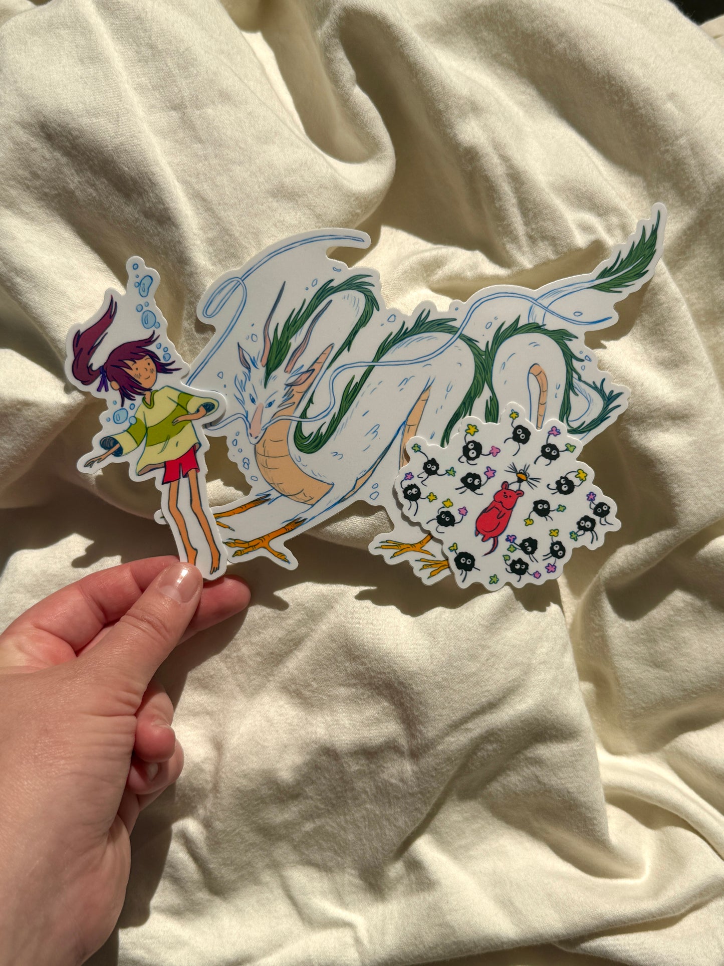Spirited Away Stickers ~ Set of 3