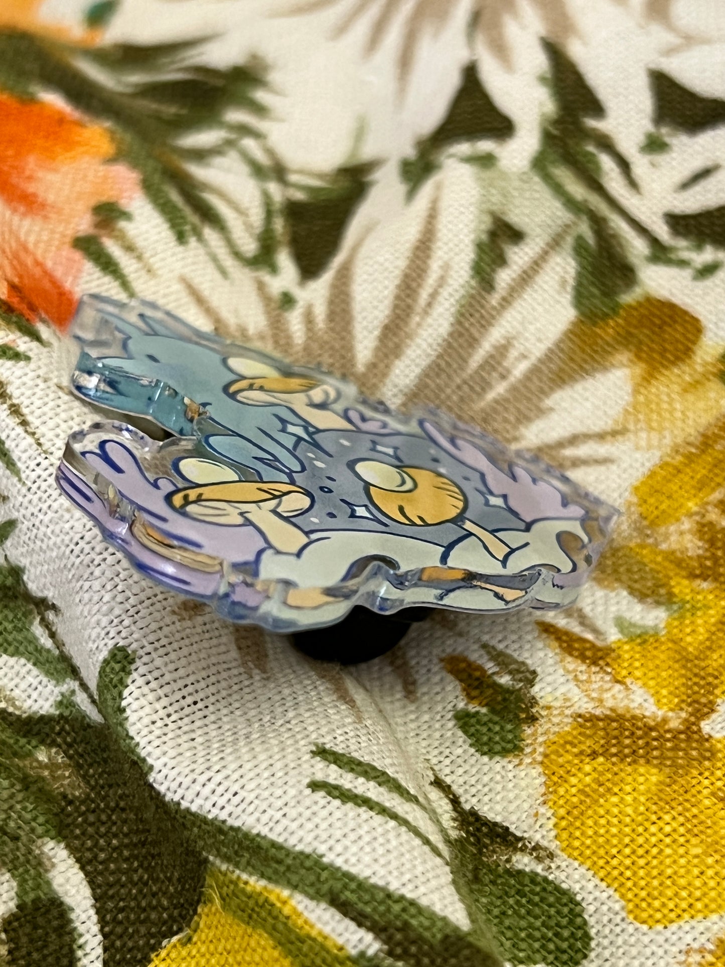Mushroom Guardian Acrylic Pin