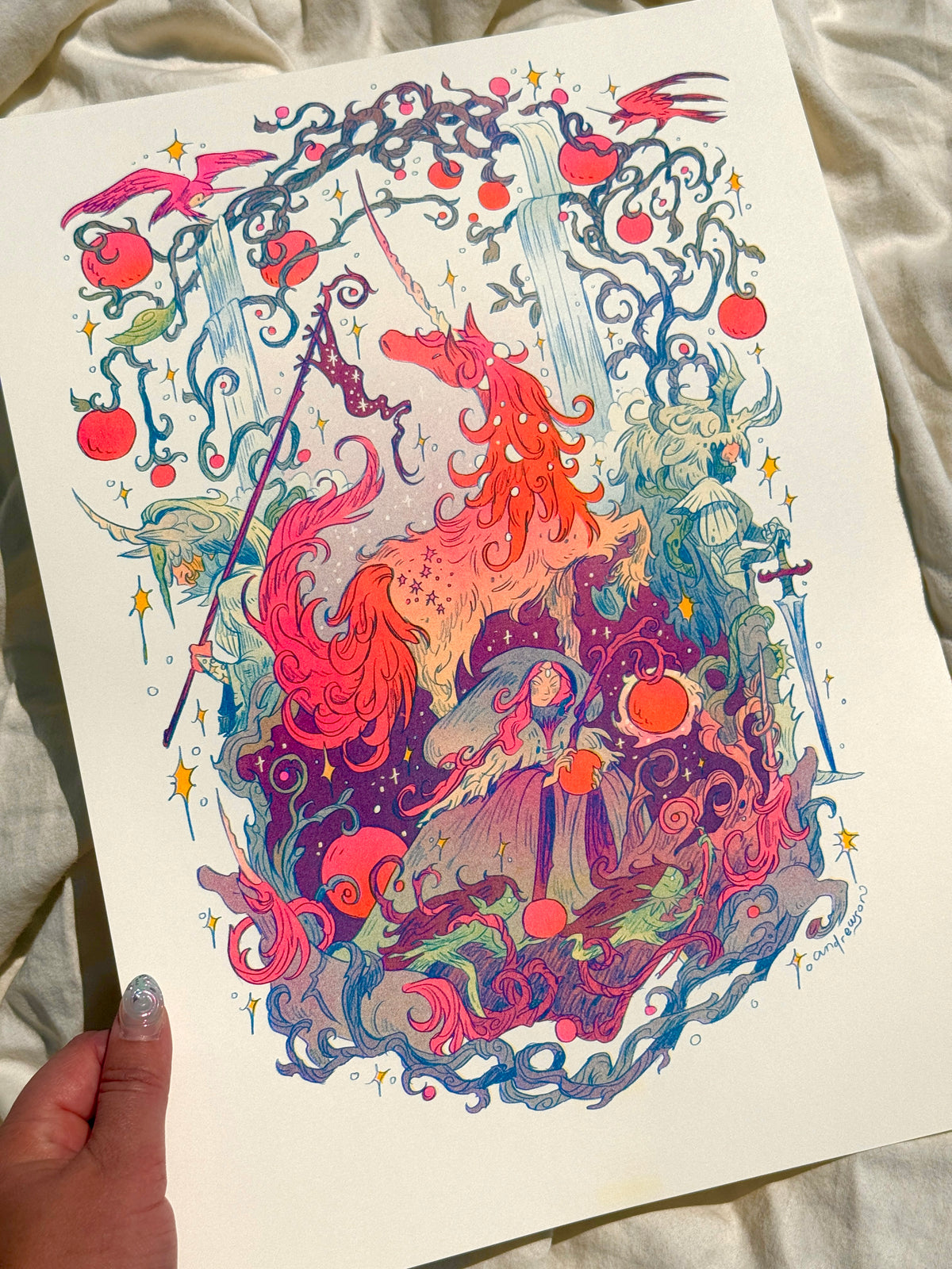 Unicorn Guardians ~ Large Print Version