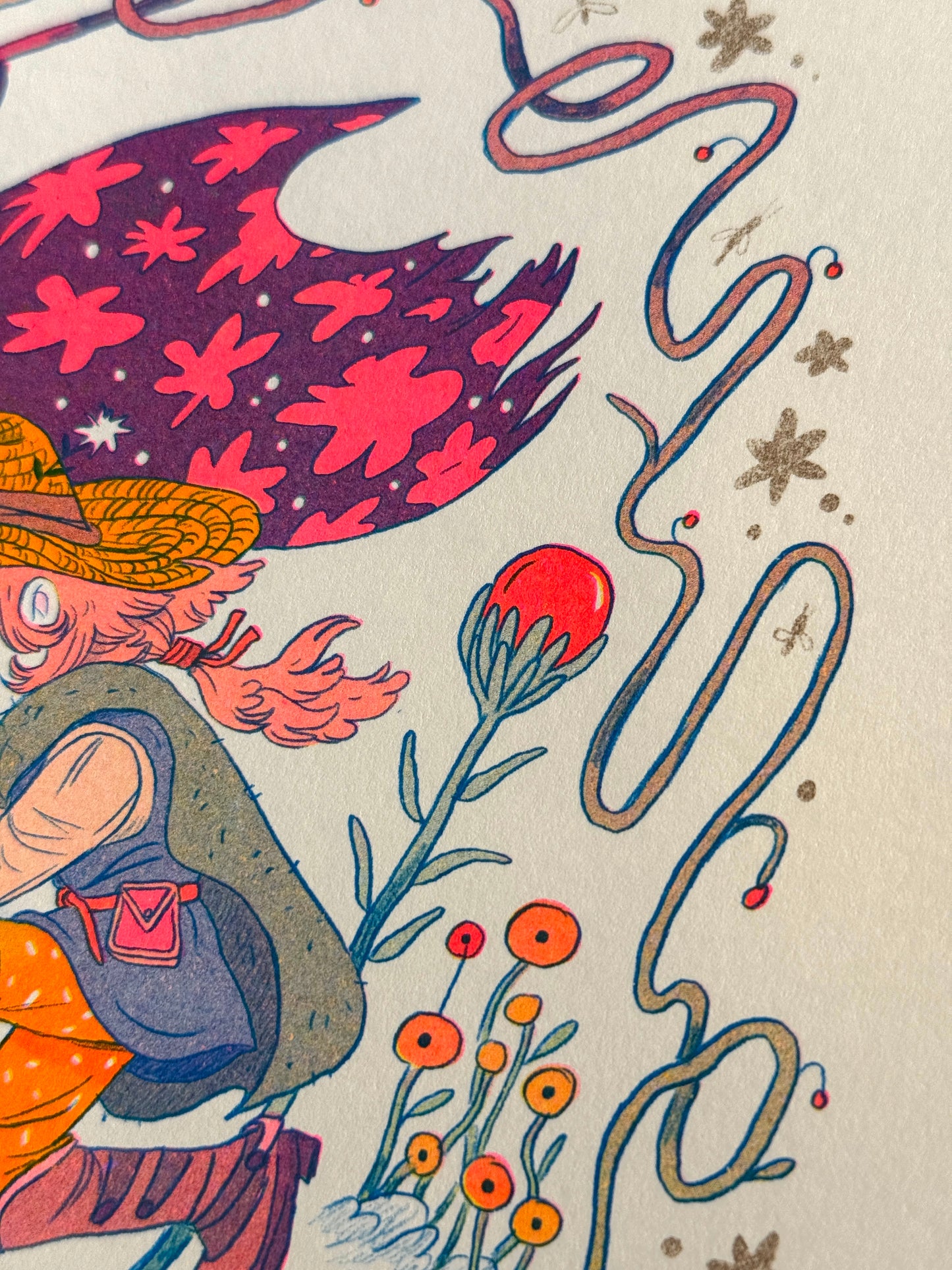 The Crown Fantasy Riso Print