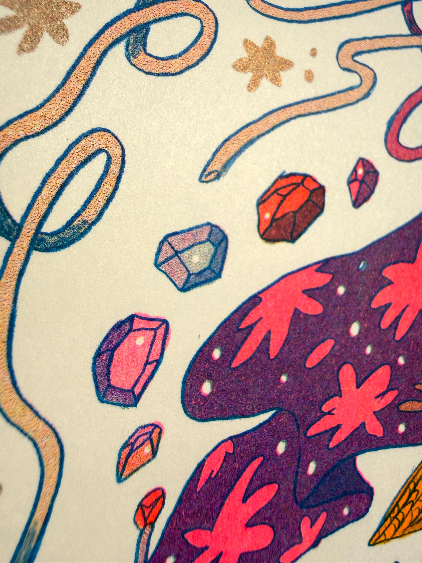 The Crown Fantasy Riso Print