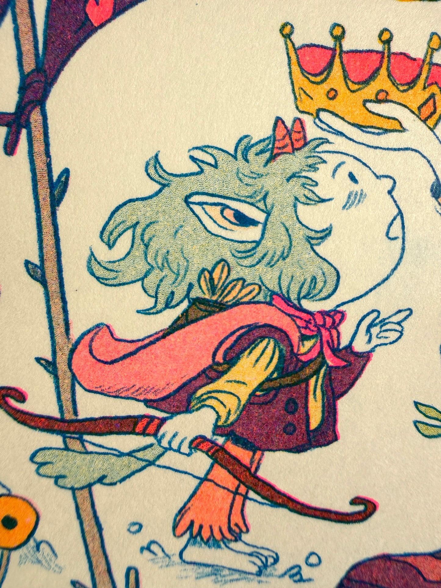 The Crown Fantasy Riso Print