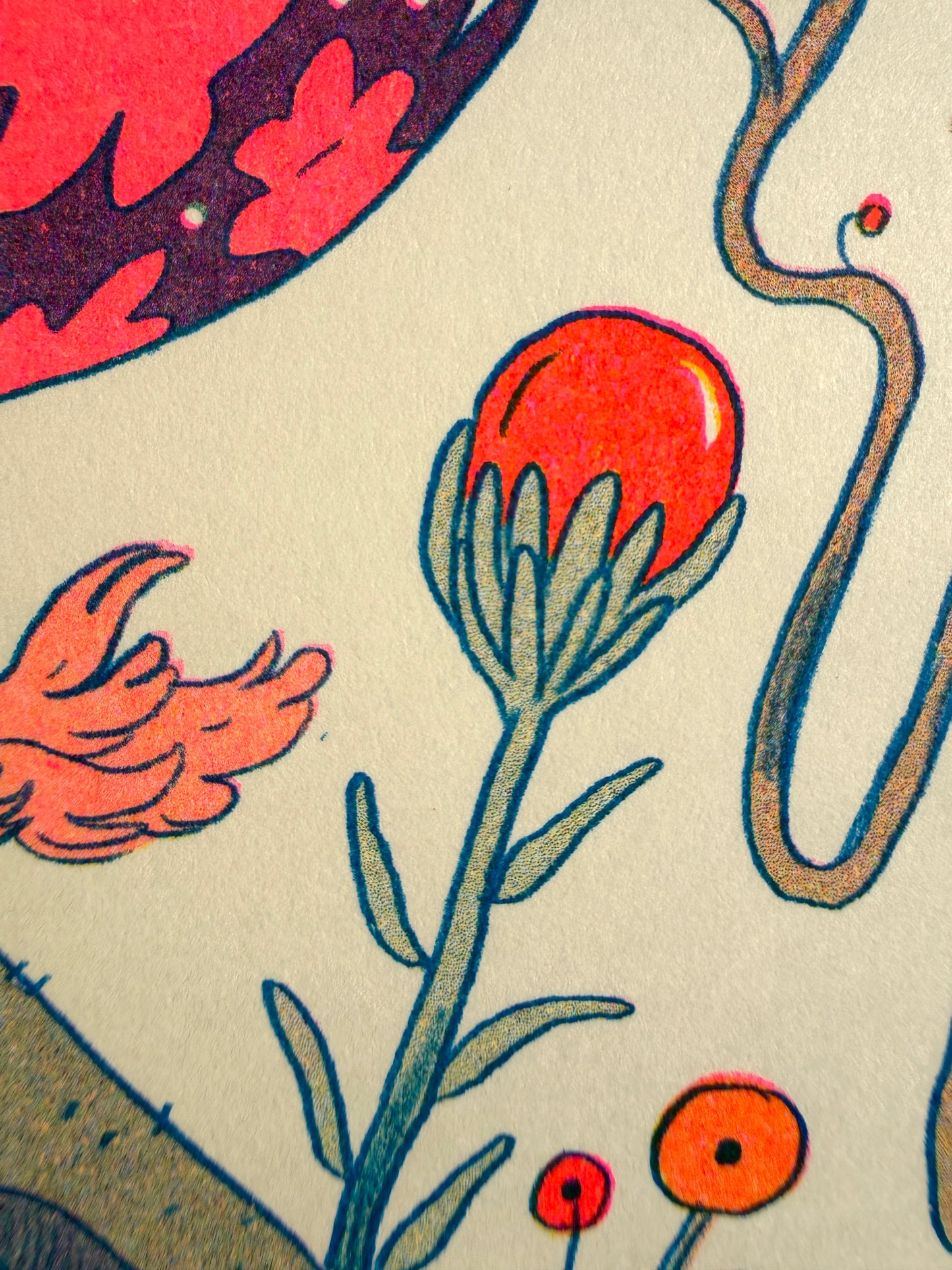 The Crown Fantasy Riso Print