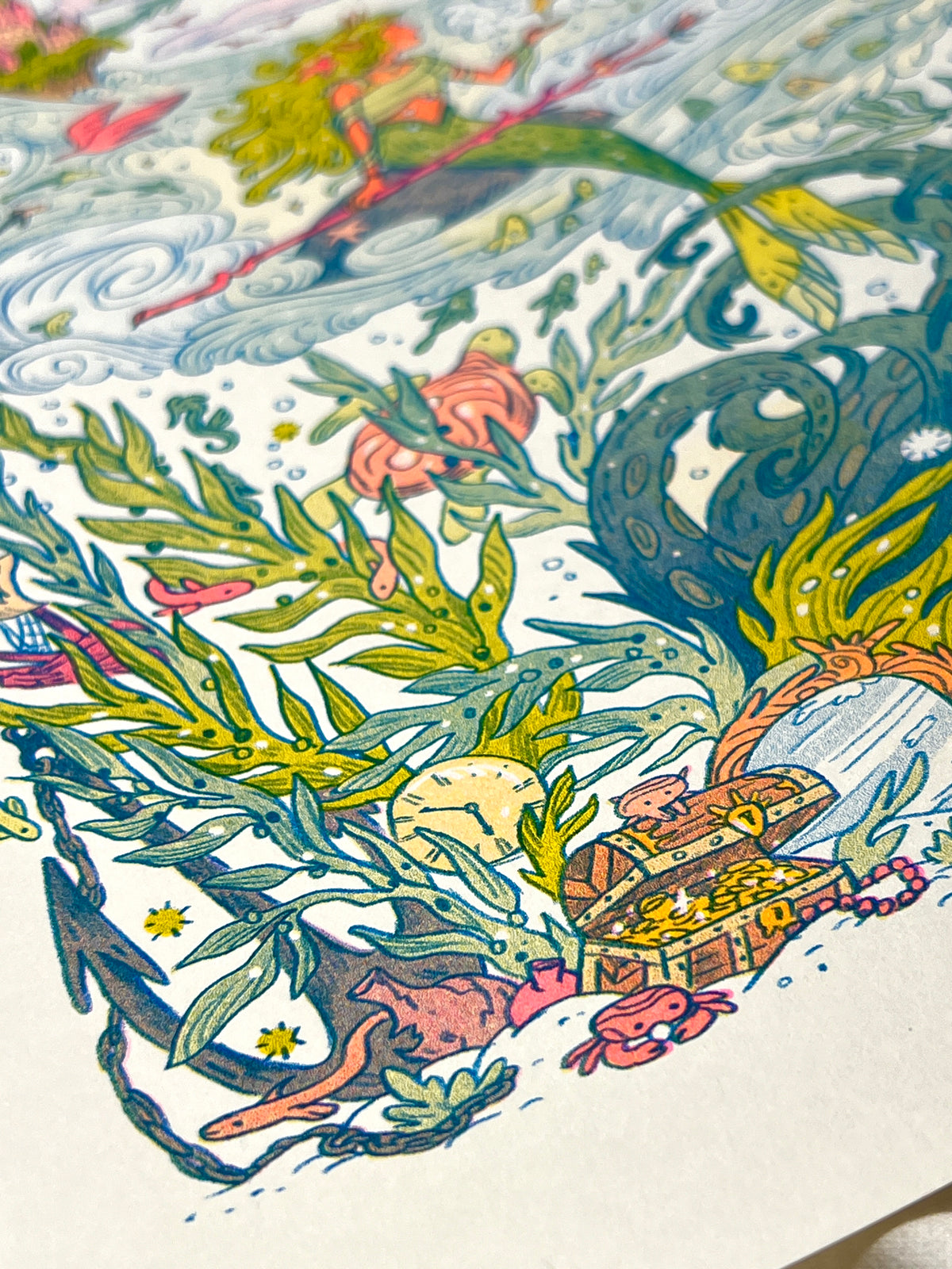 The Little Mermaid Riso Print – natalie andrewson