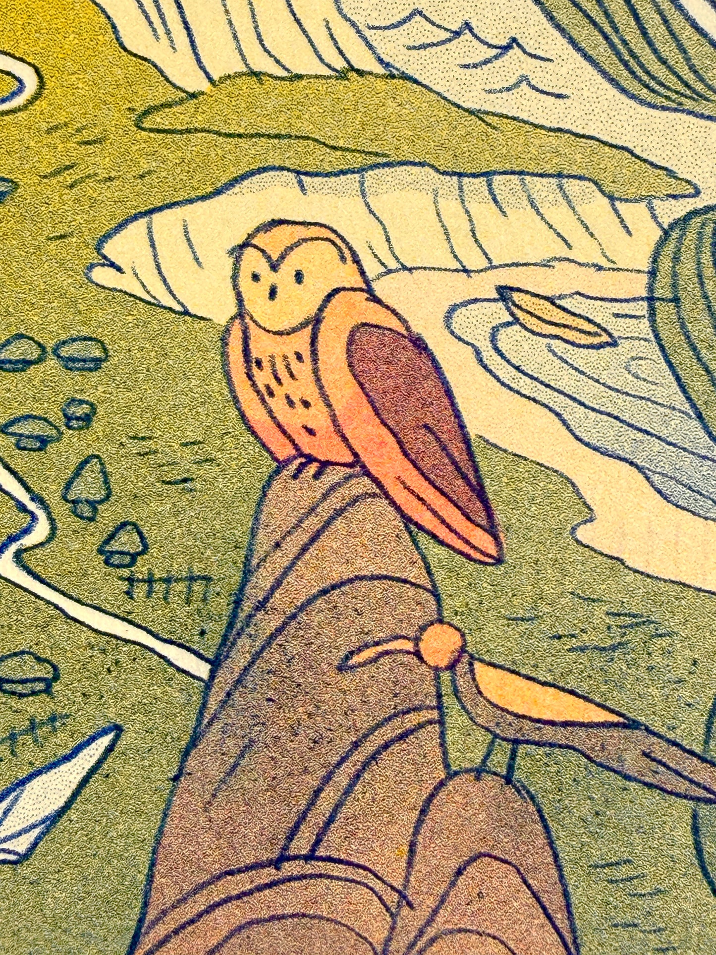 'The Oath' Medieval Inspired Riso Print